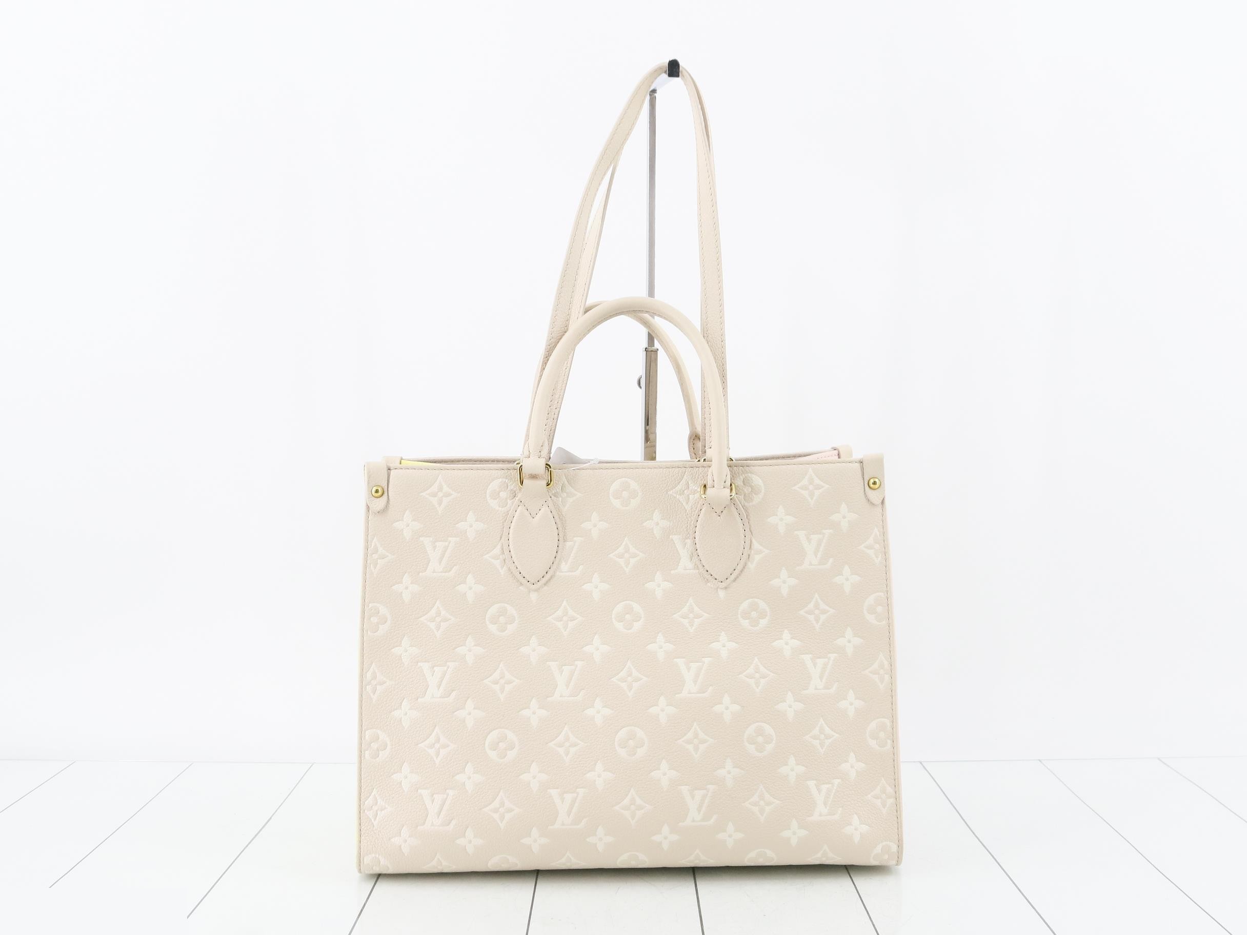 Monogram Empreinte OnTheGo MM Rose Beige 2-Way Tote Bag — view 2
