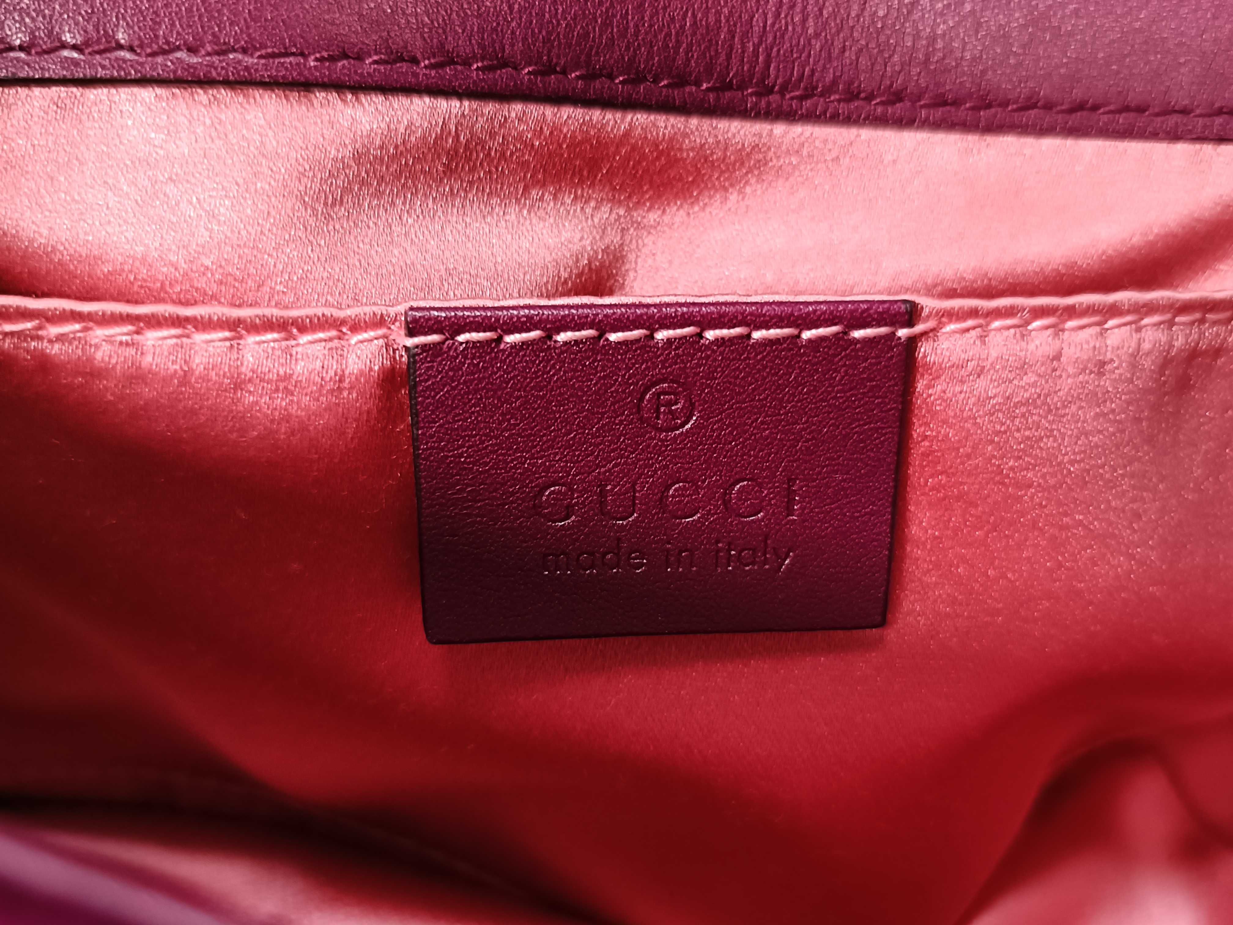 GG Marmont Velour Chain Shoulder Bag, Purple, 446744 (Shoulder Bag) — view 4