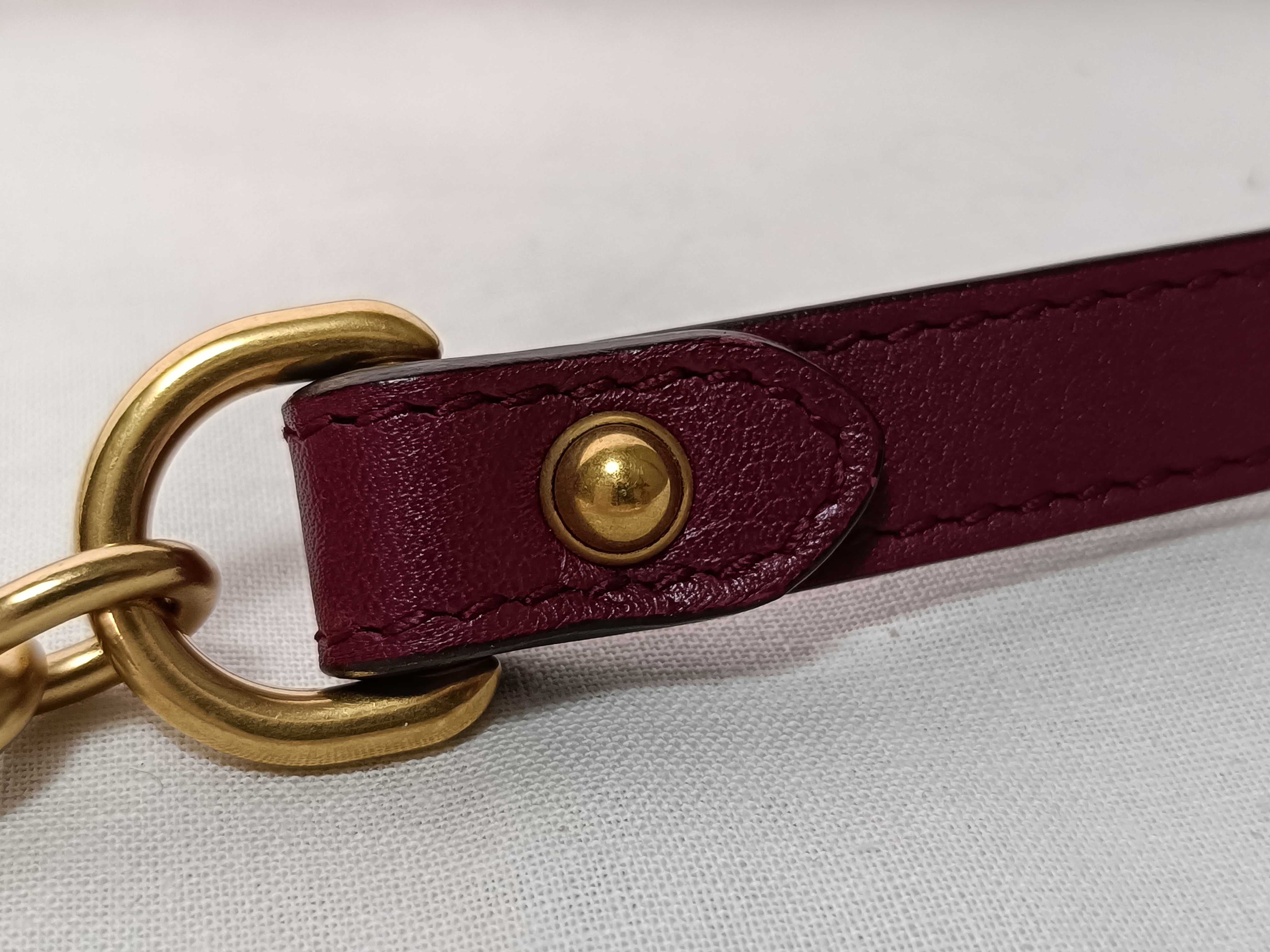 GG Marmont Velour Chain Shoulder Bag, Purple, 446744 (Shoulder Bag) — view 8