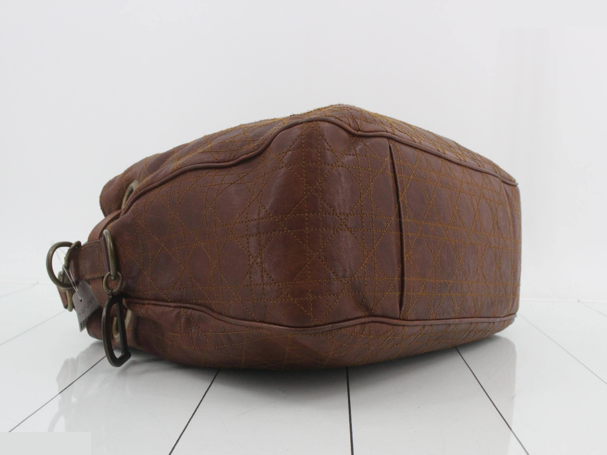 Cannage Leather Shoulder Bag — view 5
