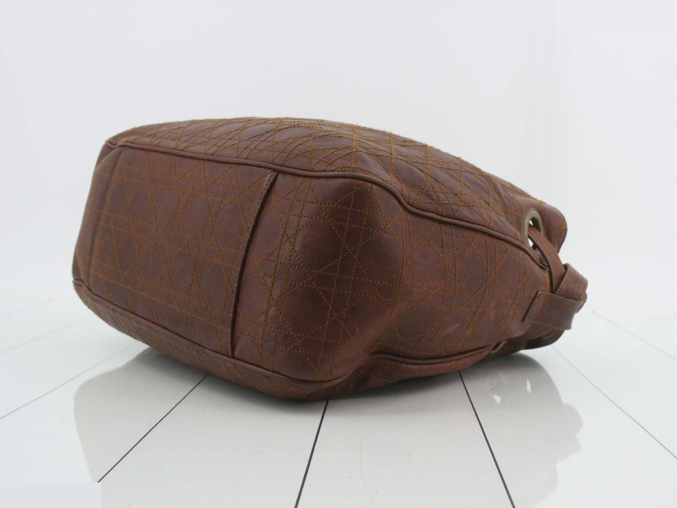 Cannage Leather Shoulder Bag — view 6