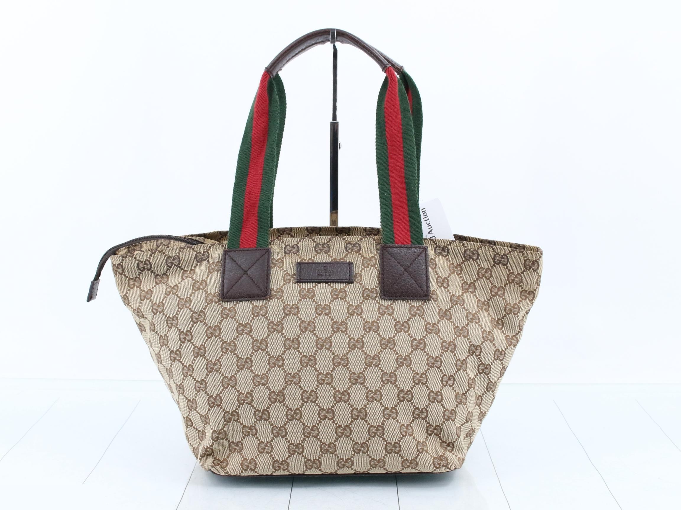 GG Canvas Tote Bag - Sherry Line
