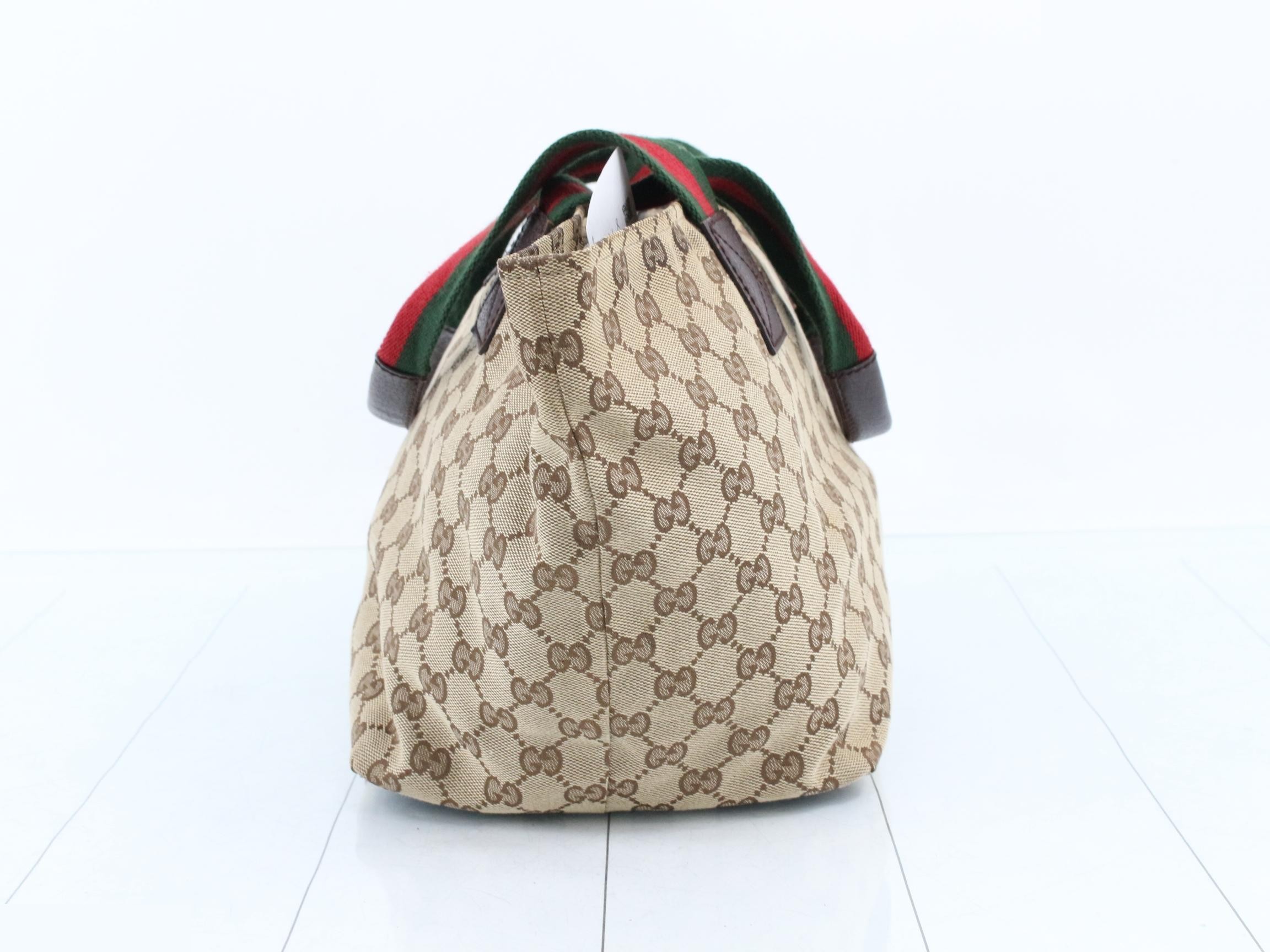 GG Canvas Tote Bag - Sherry Line — view 3