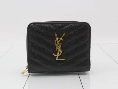 Cassandra V-stitch bi-fold wallet