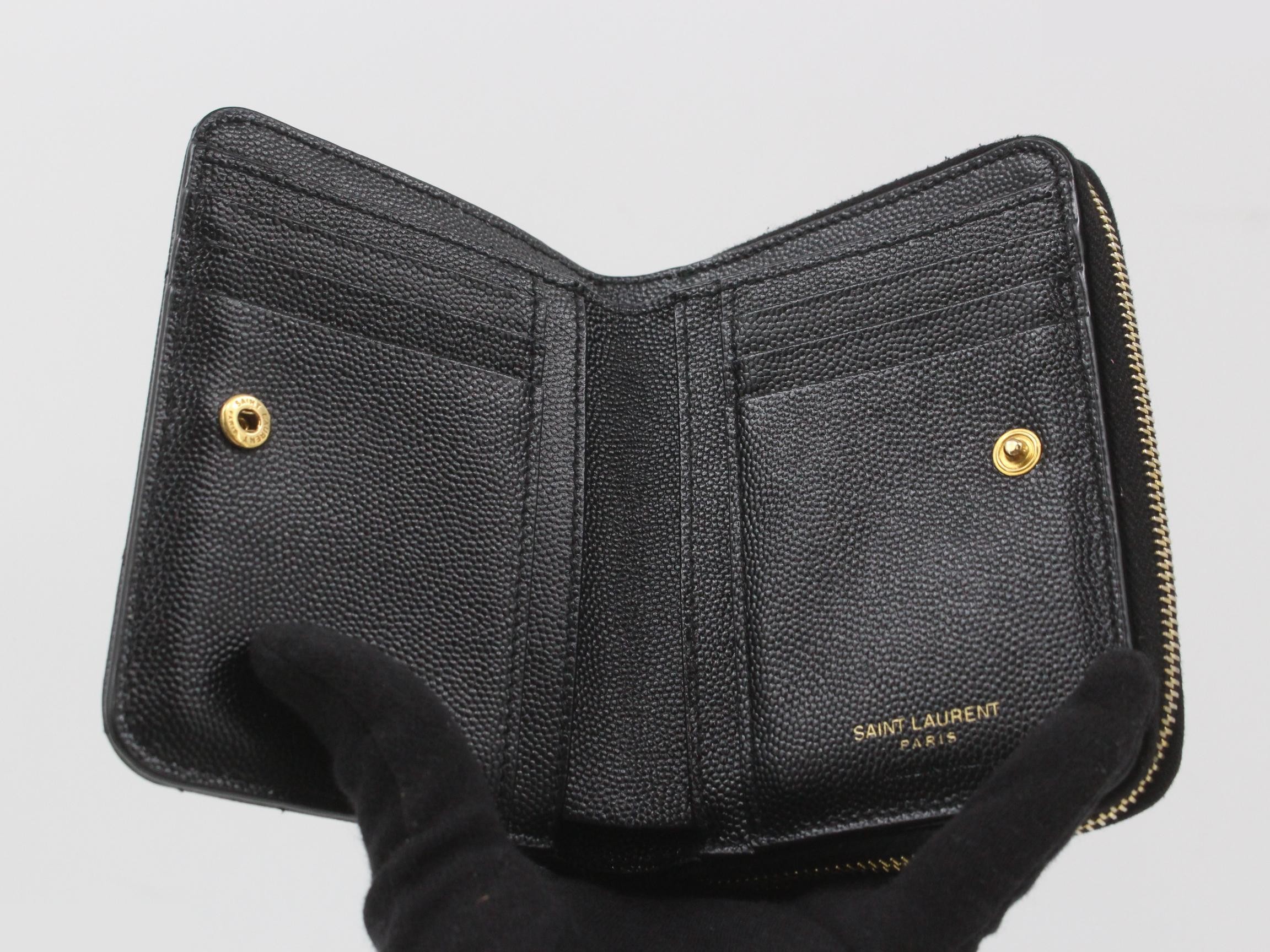 Cassandra V-stitch bi-fold wallet — view 4