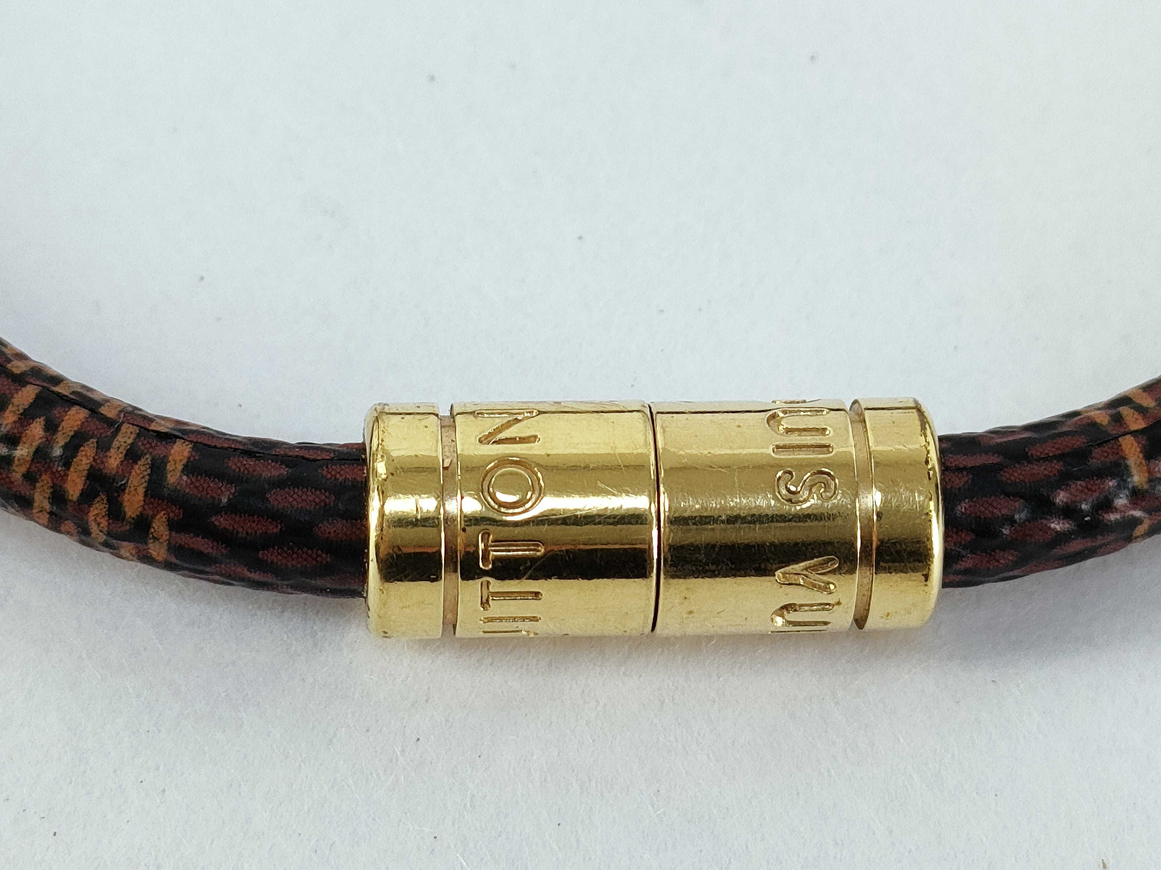 Damier Vuitton bangle bracelet bangle — view 3