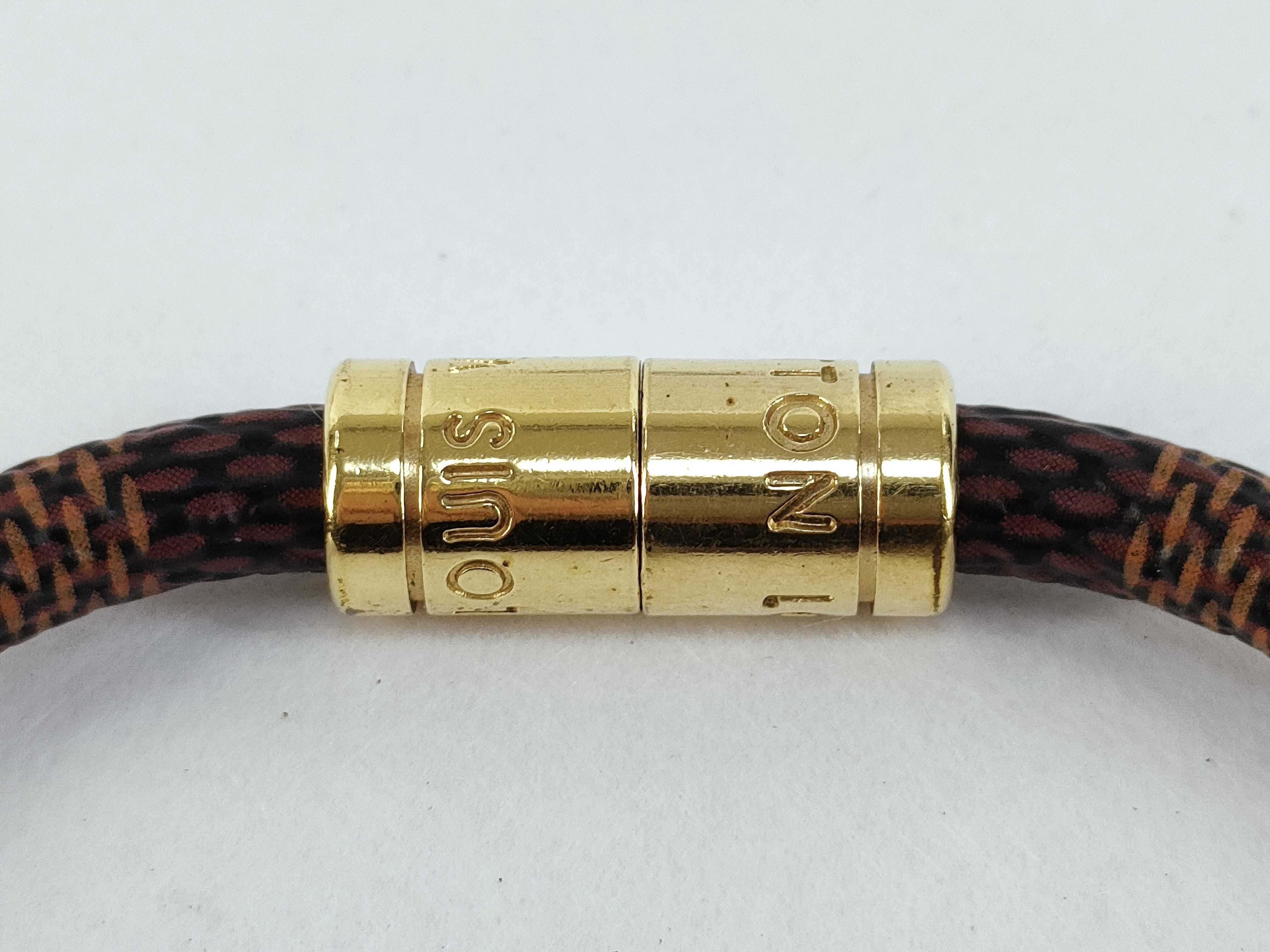 Damier Vuitton bangle bracelet bangle — view 4