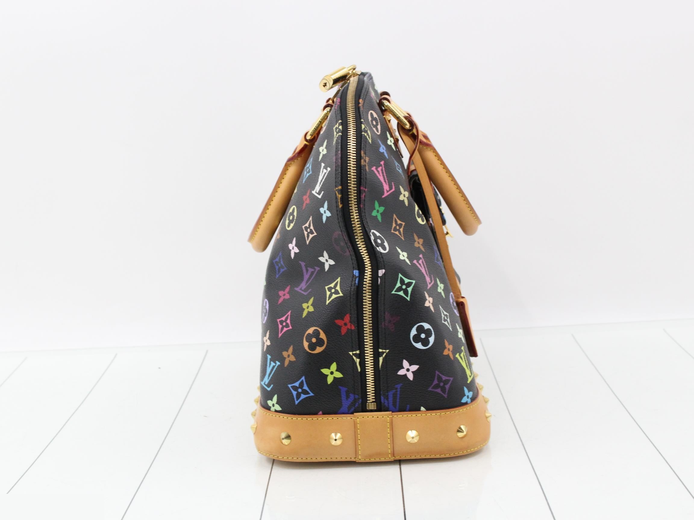 Alma Multicolor Monogram Handbag — view 4