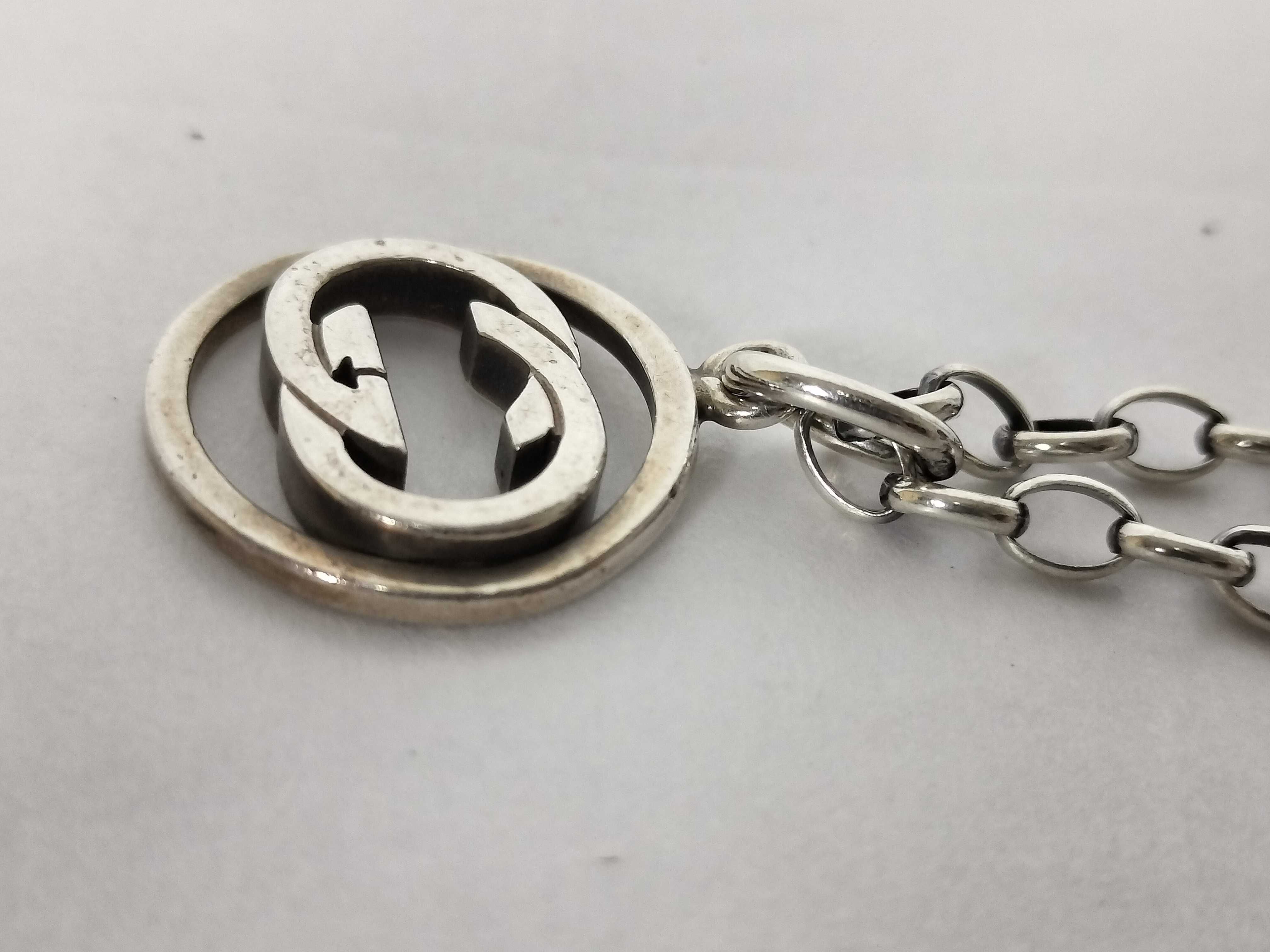 GG logo necklace, 925 sterling silver necklace — view 3