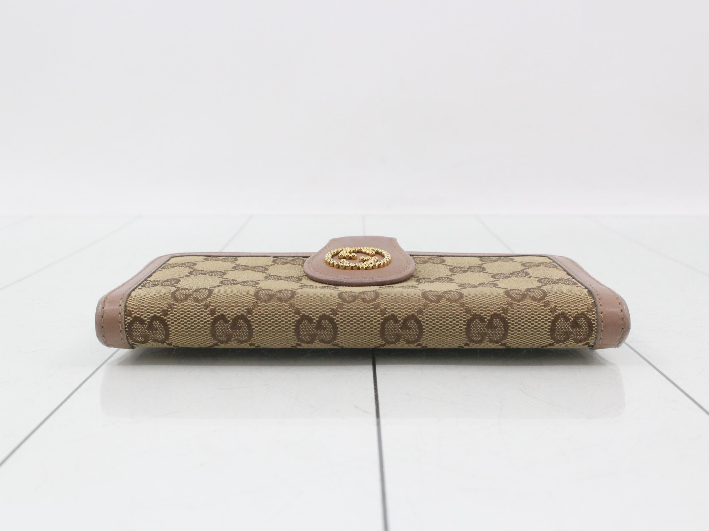 Interlocking G Long Wallet — view 3