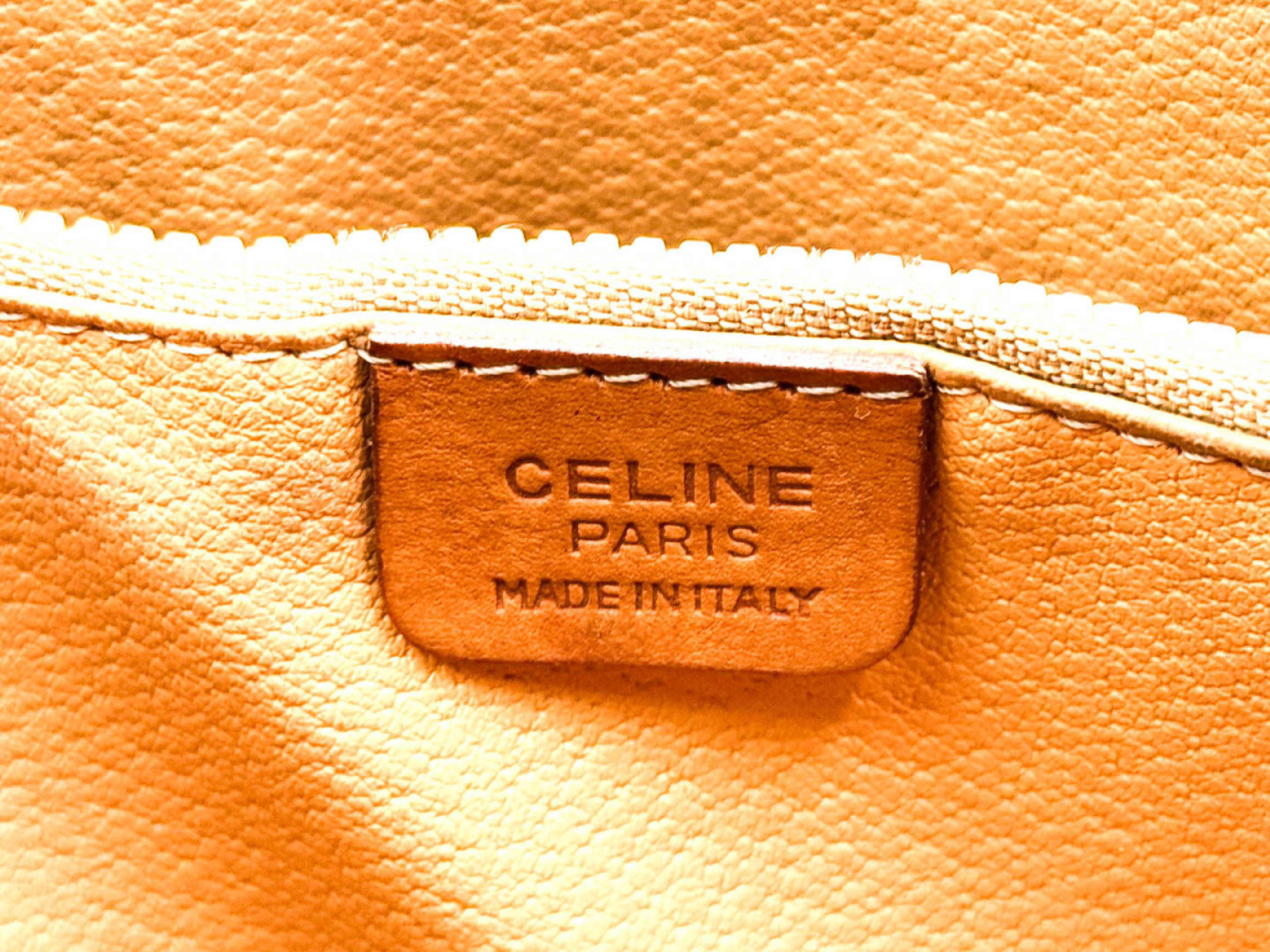 Macadam pattern bucket leather tote bag with gold hardware — view 10