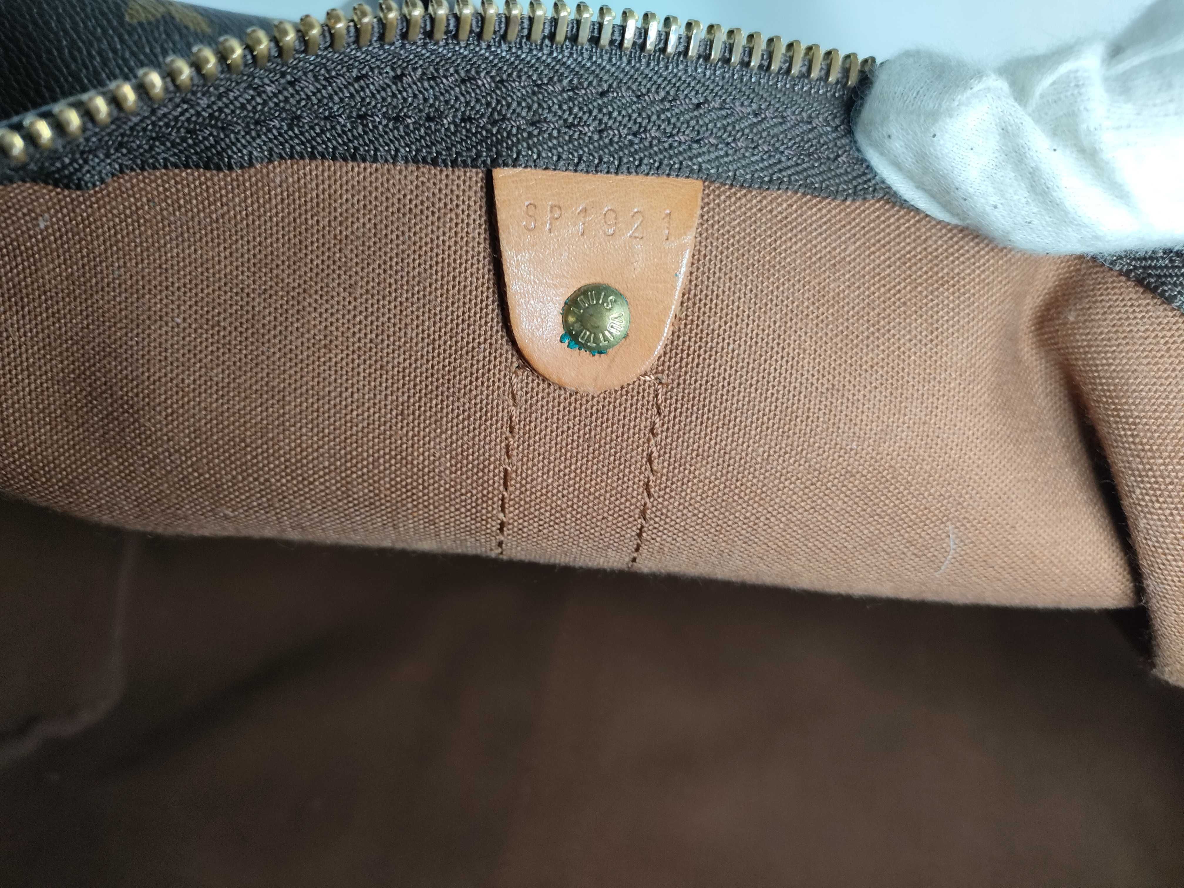 Monogram Keepall 50 M41426 SP1921 Brown Boston Bag — view 14