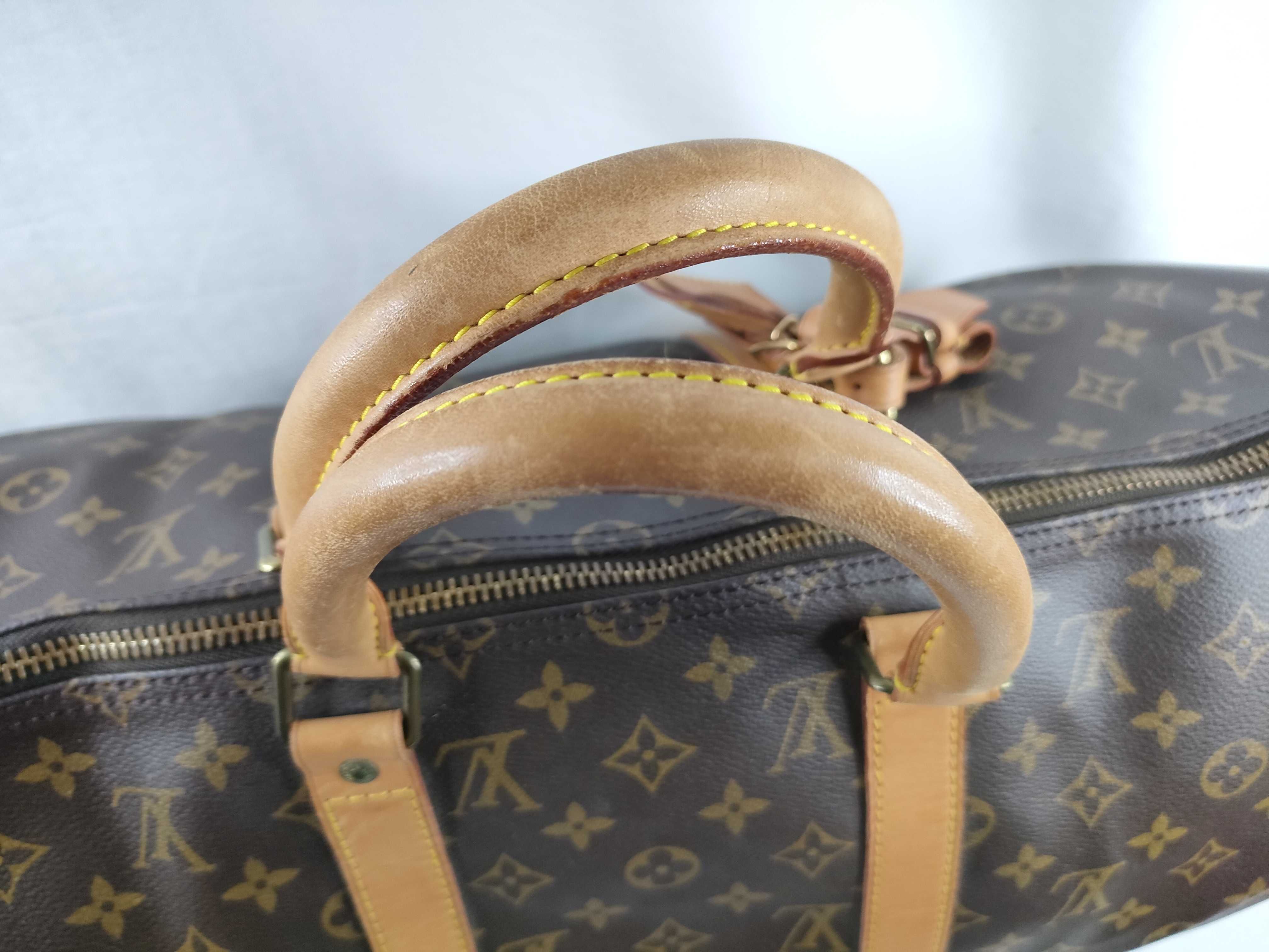 Monogram Keepall 50 M41426 SP1921 Brown Boston Bag — view 7
