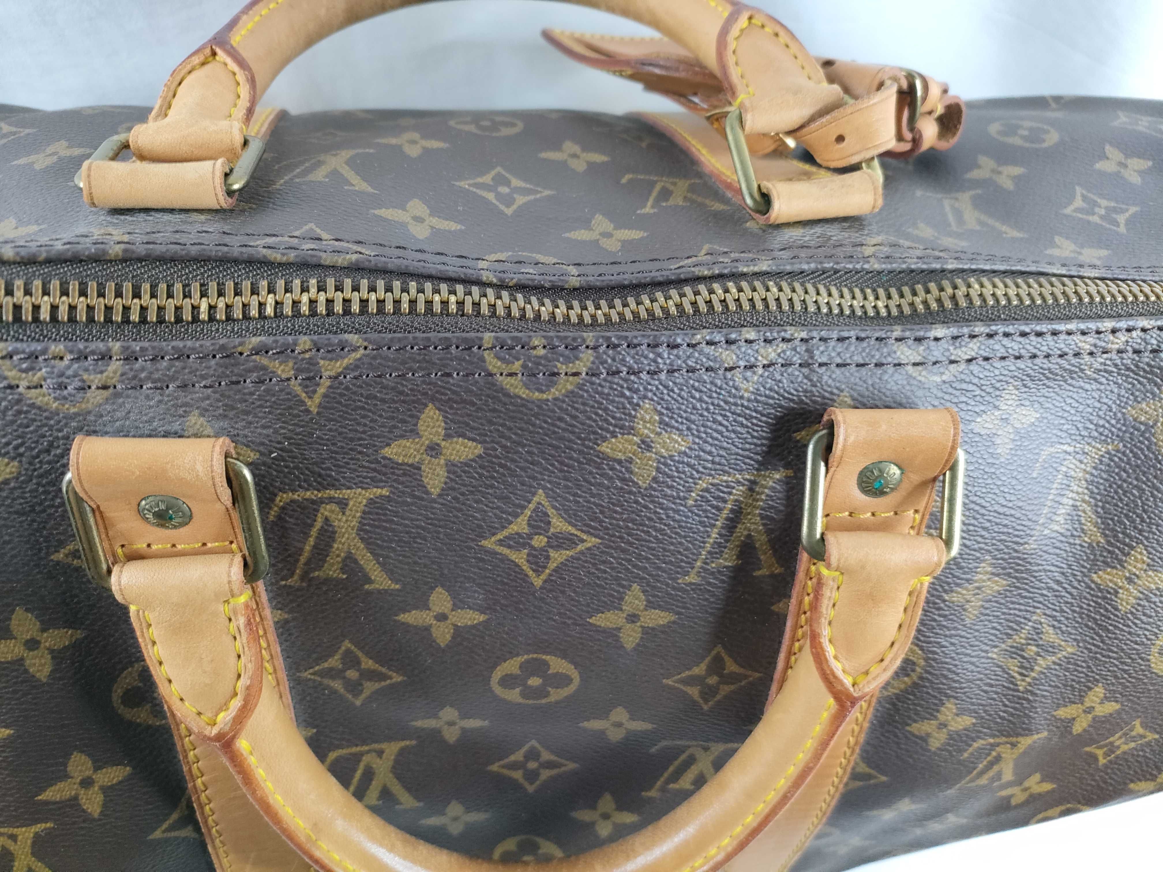 Monogram Keepall 50 M41426 SP1921 Brown Boston Bag — view 10