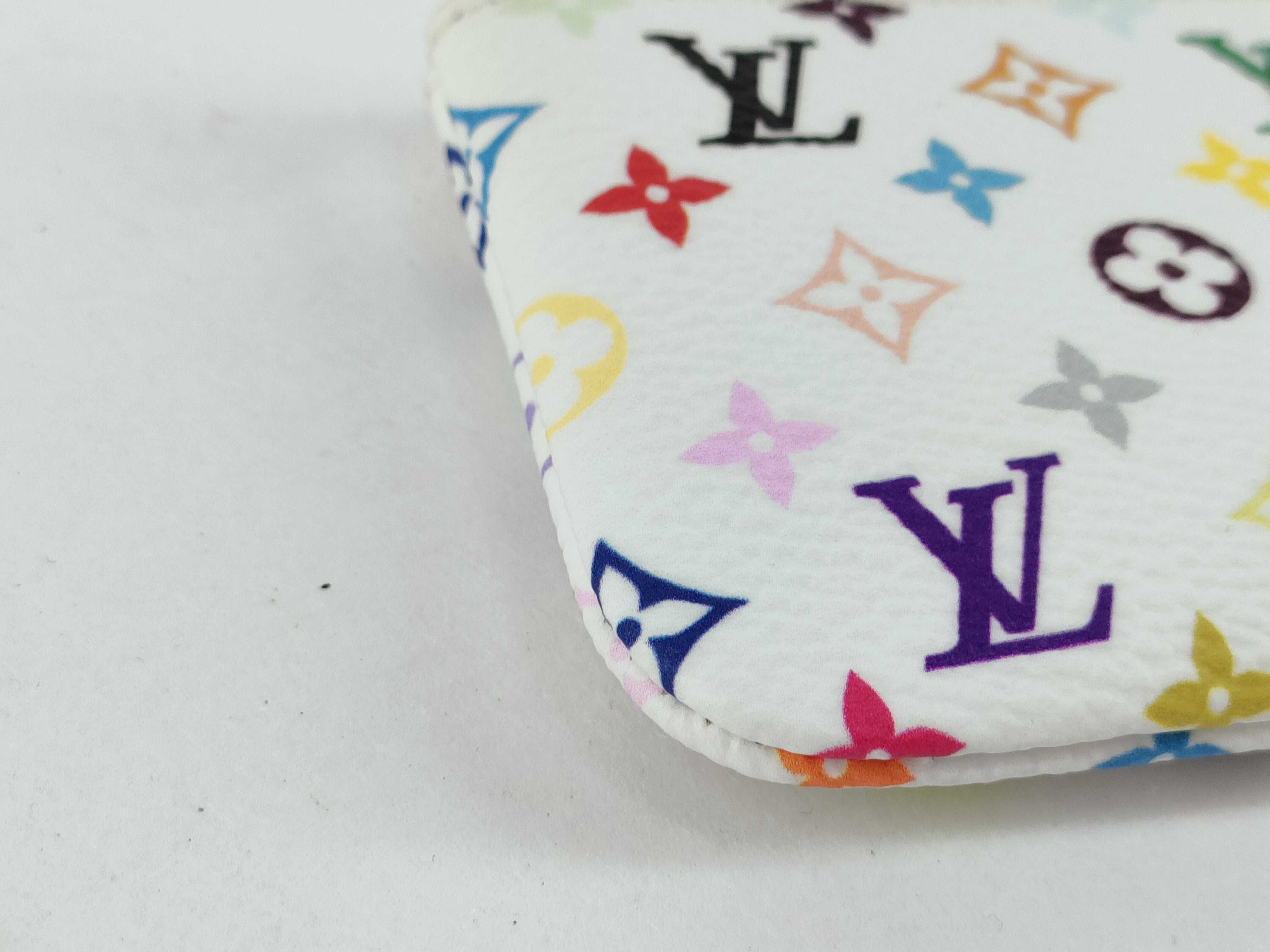 Monogram Multicolor Louis Vuitton White Silent Color Single Shoulder Bag — view 3