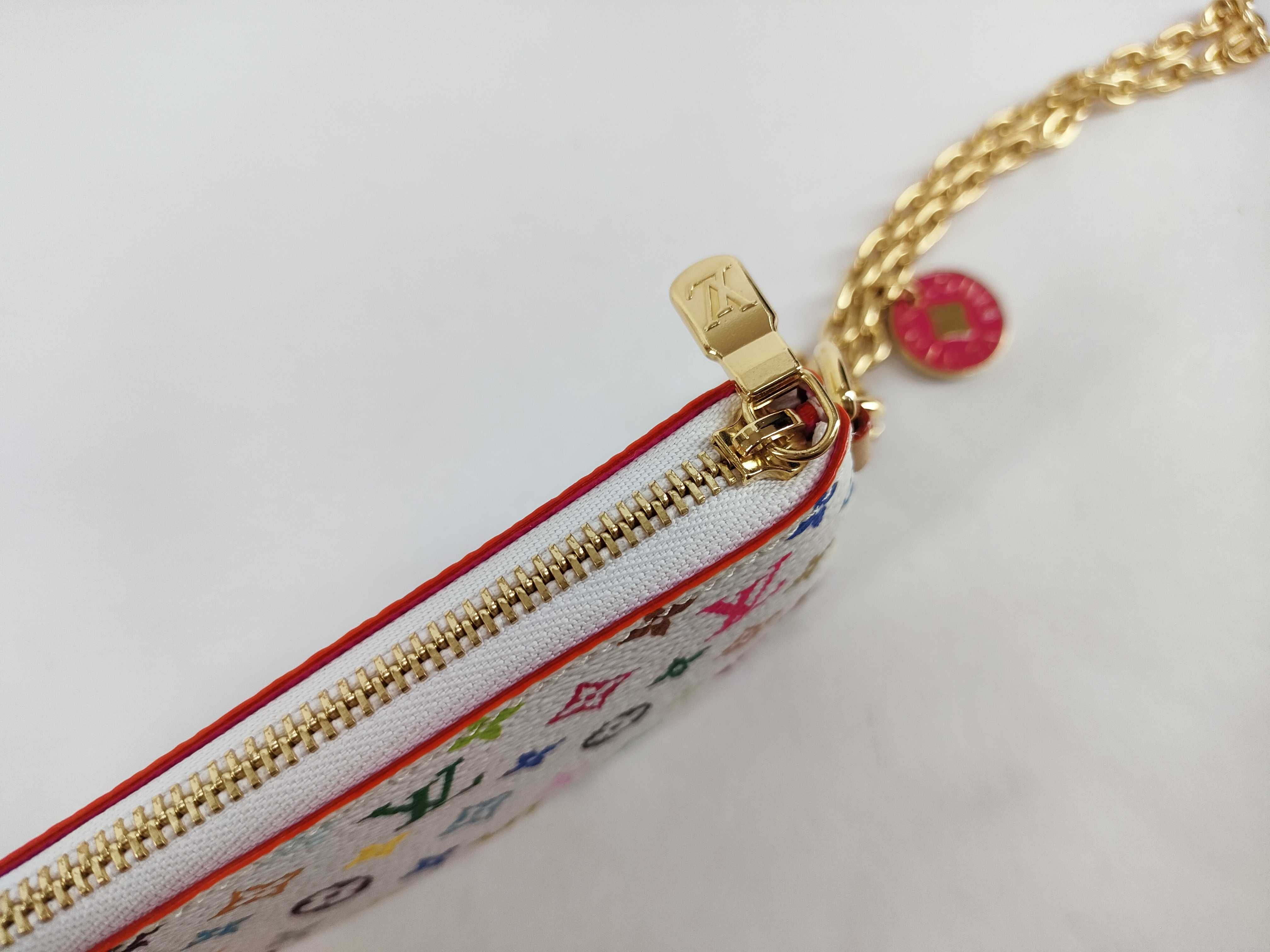 Monogram Multicolor Louis Vuitton White Silent Color Single Shoulder Bag — view 6