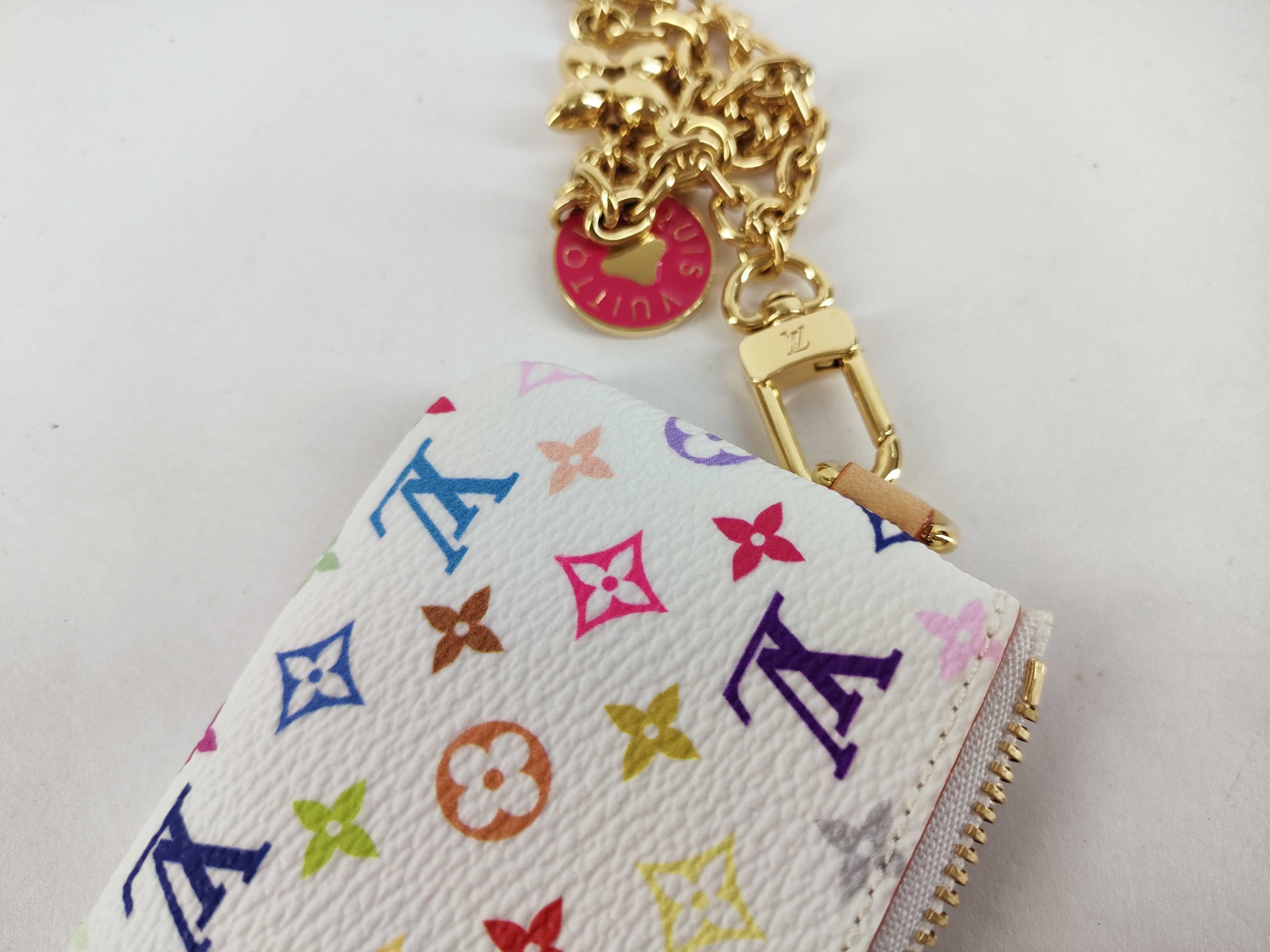 Monogram Multicolor Louis Vuitton White Silent Color Single Shoulder Bag — view 9