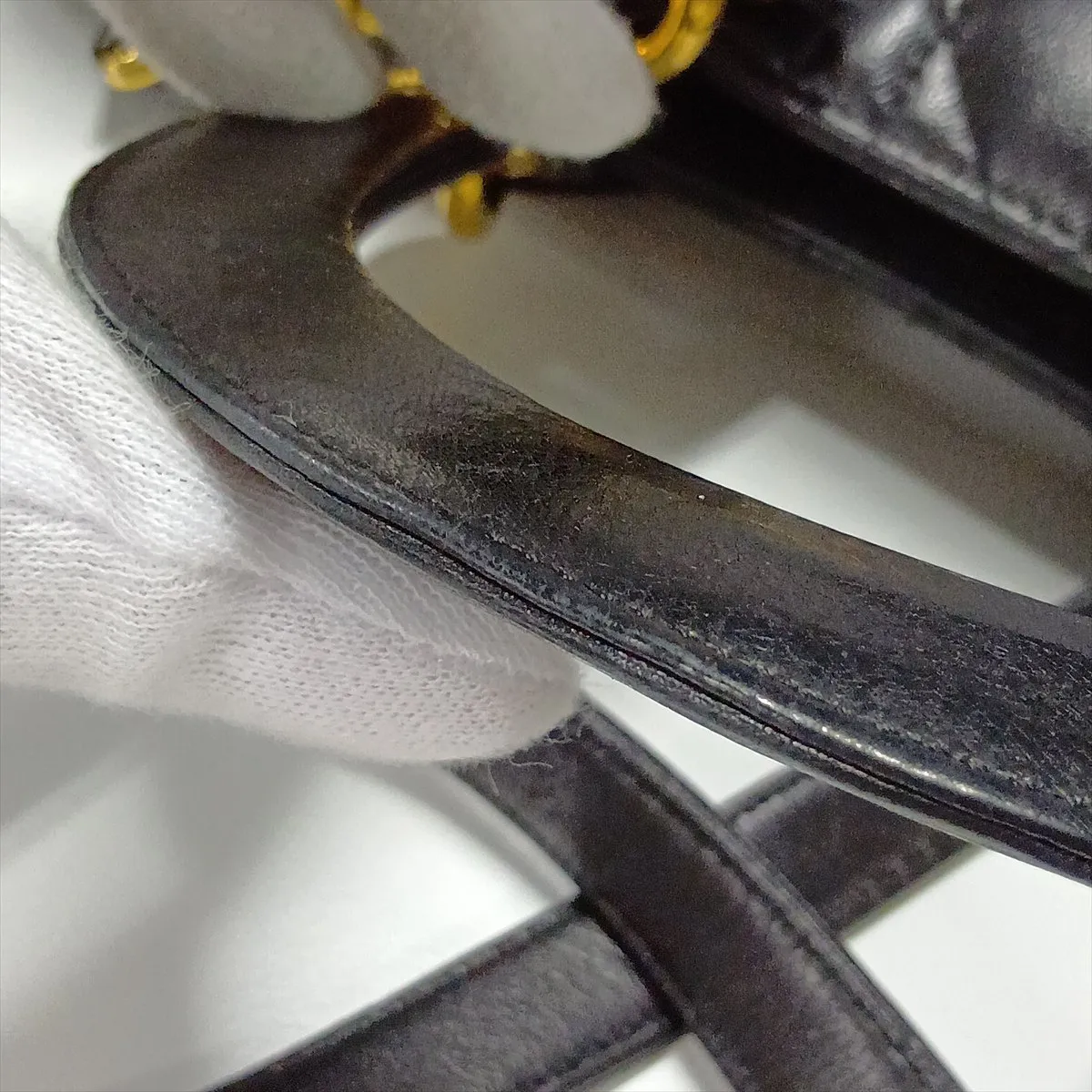 Cannage Lady Dior Leather 2-Way Handbag, Black — view 13