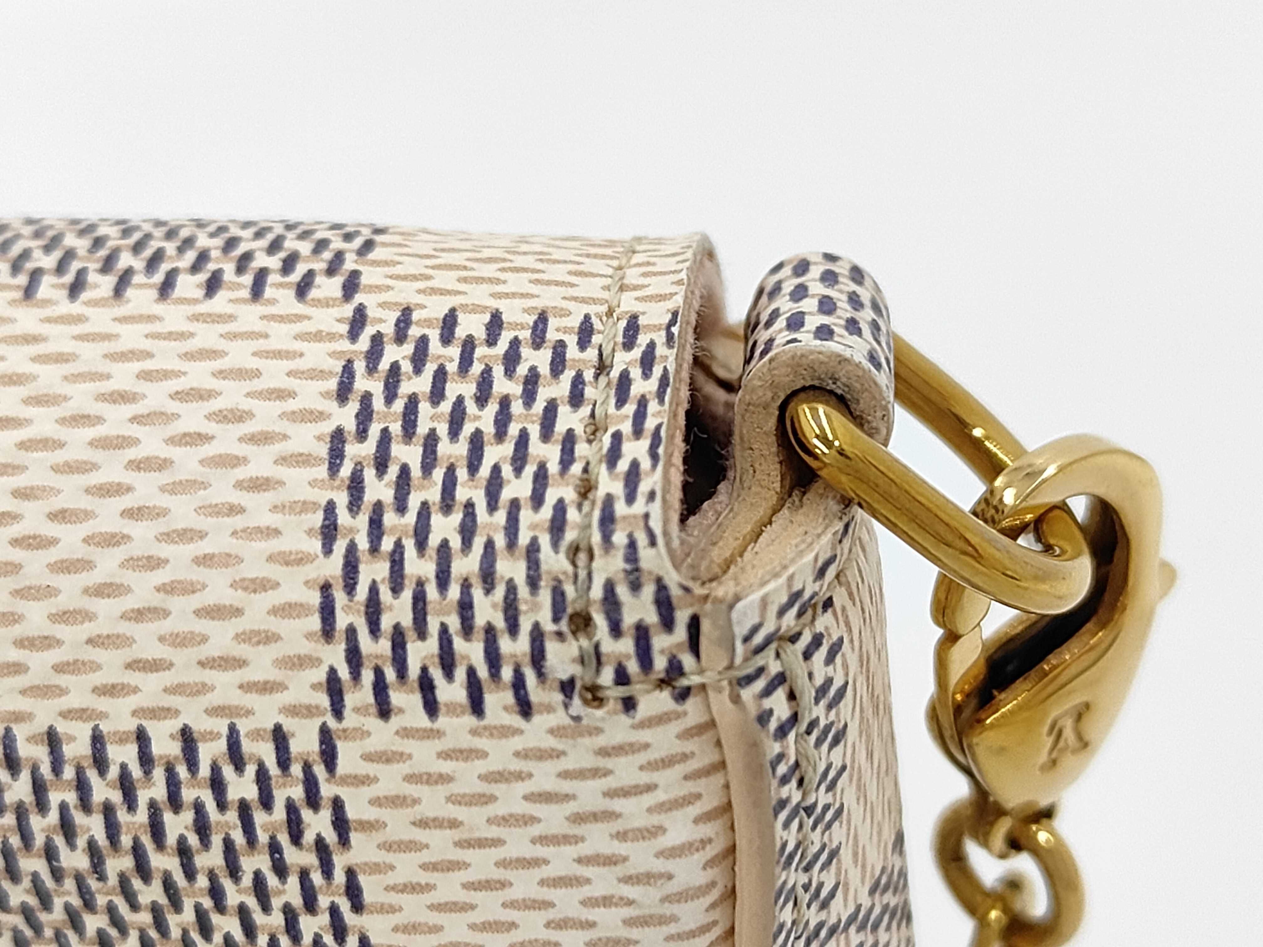 Damier Azur Pochette Felicie Shoulder Bag — view 3