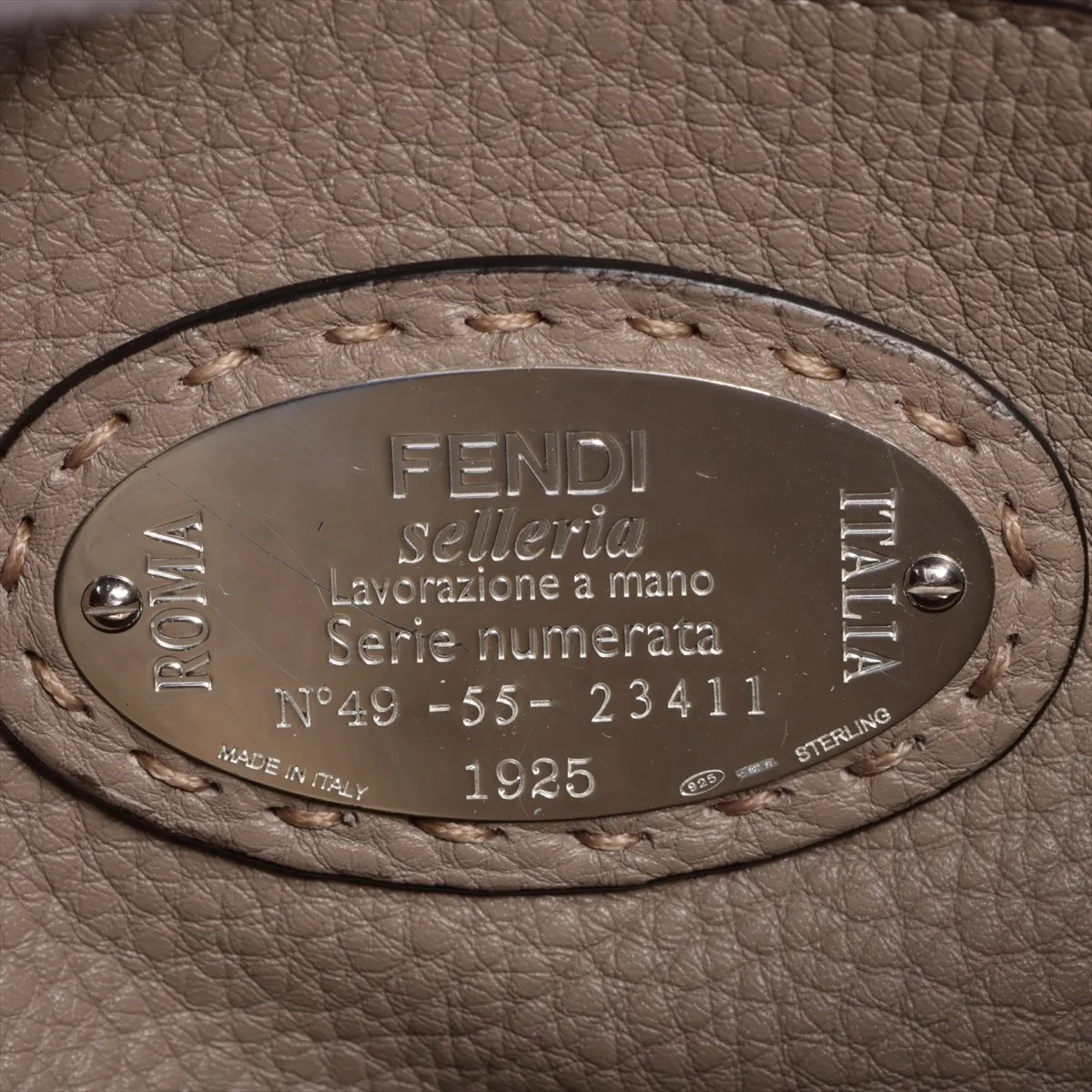 Peekaboo Regular Selleria Leather 2WAY Handbag Brown 8BN290 — view 11