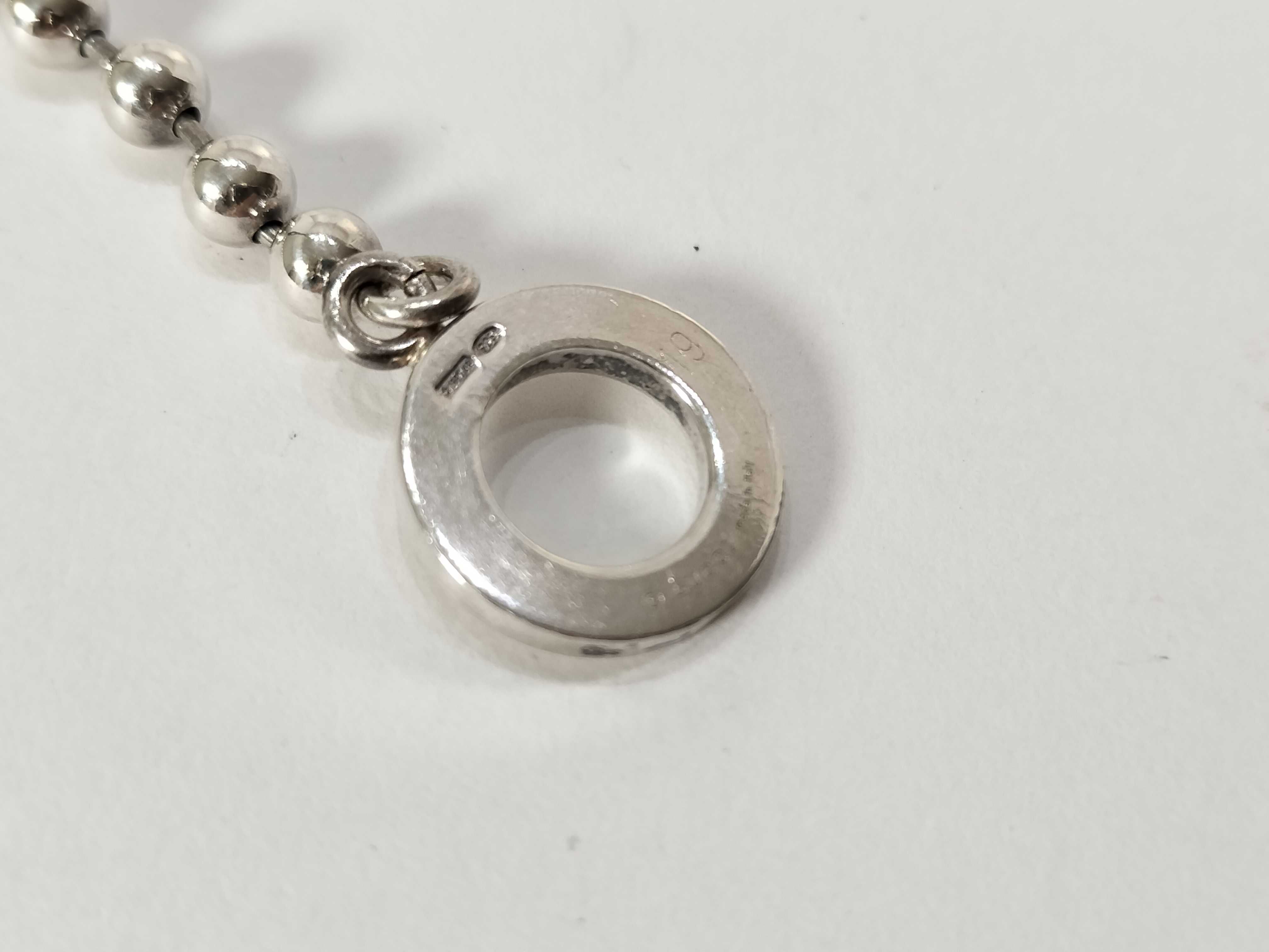 Ball Chain Bracelet, 925 Sterling Silver, 15.8g, with dust bag. Bracelet/Bangle. — view 4