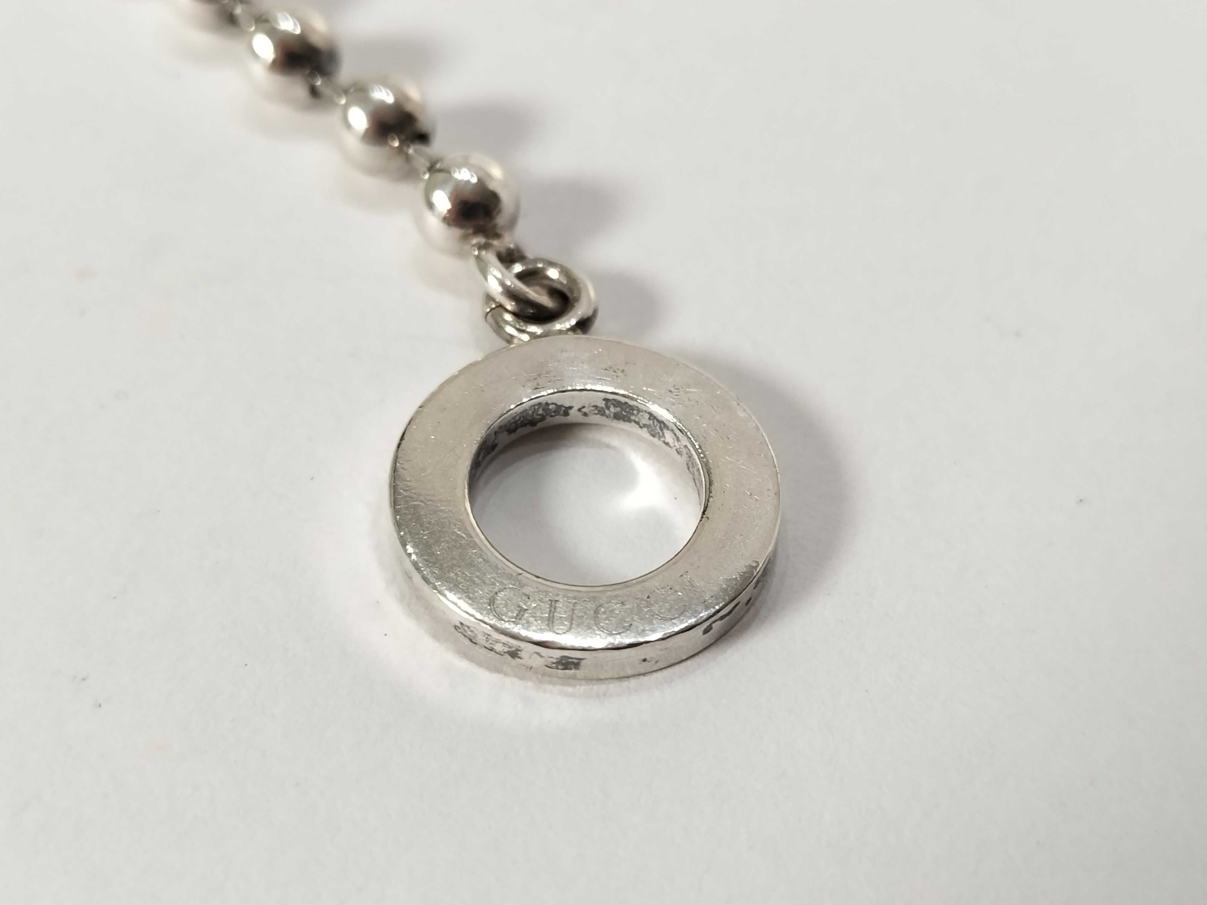 Ball Chain Bracelet, 925 Sterling Silver, 15.8g, with dust bag. Bracelet/Bangle. — view 6