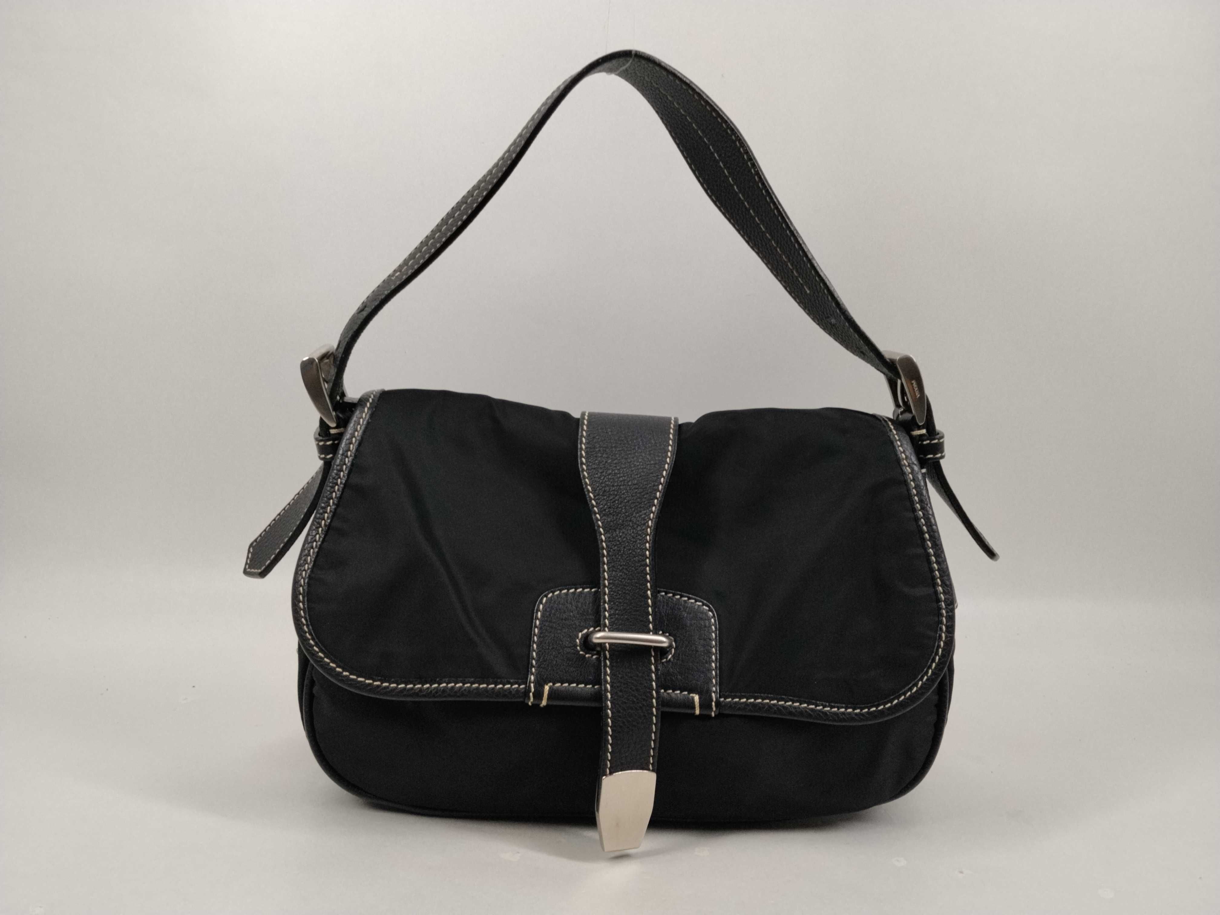 Nylon Prada Nylon Leather One-Shoulder Handbag Shoulder Bag
