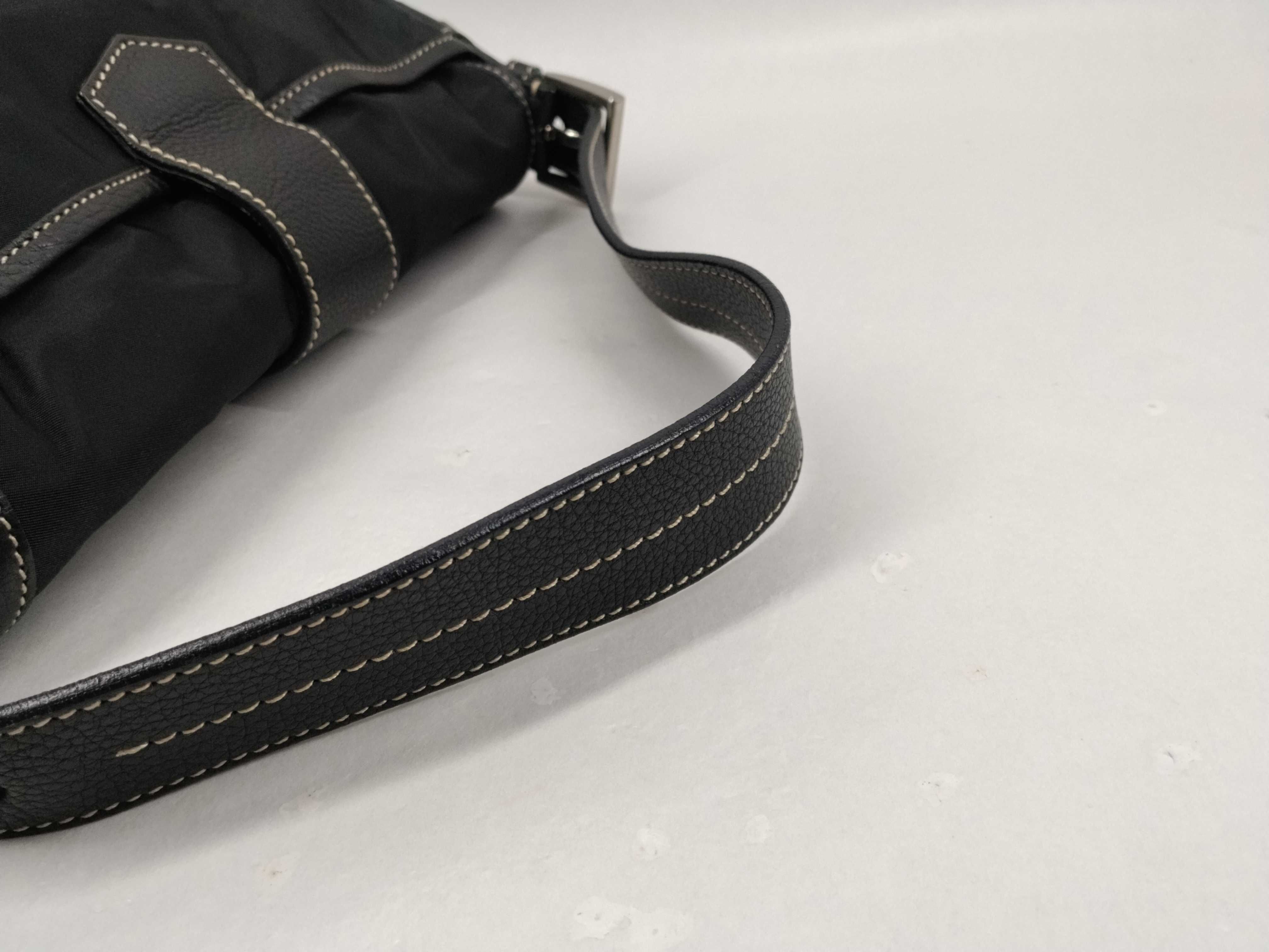 Nylon Prada Nylon Leather One-Shoulder Handbag Shoulder Bag — view 5