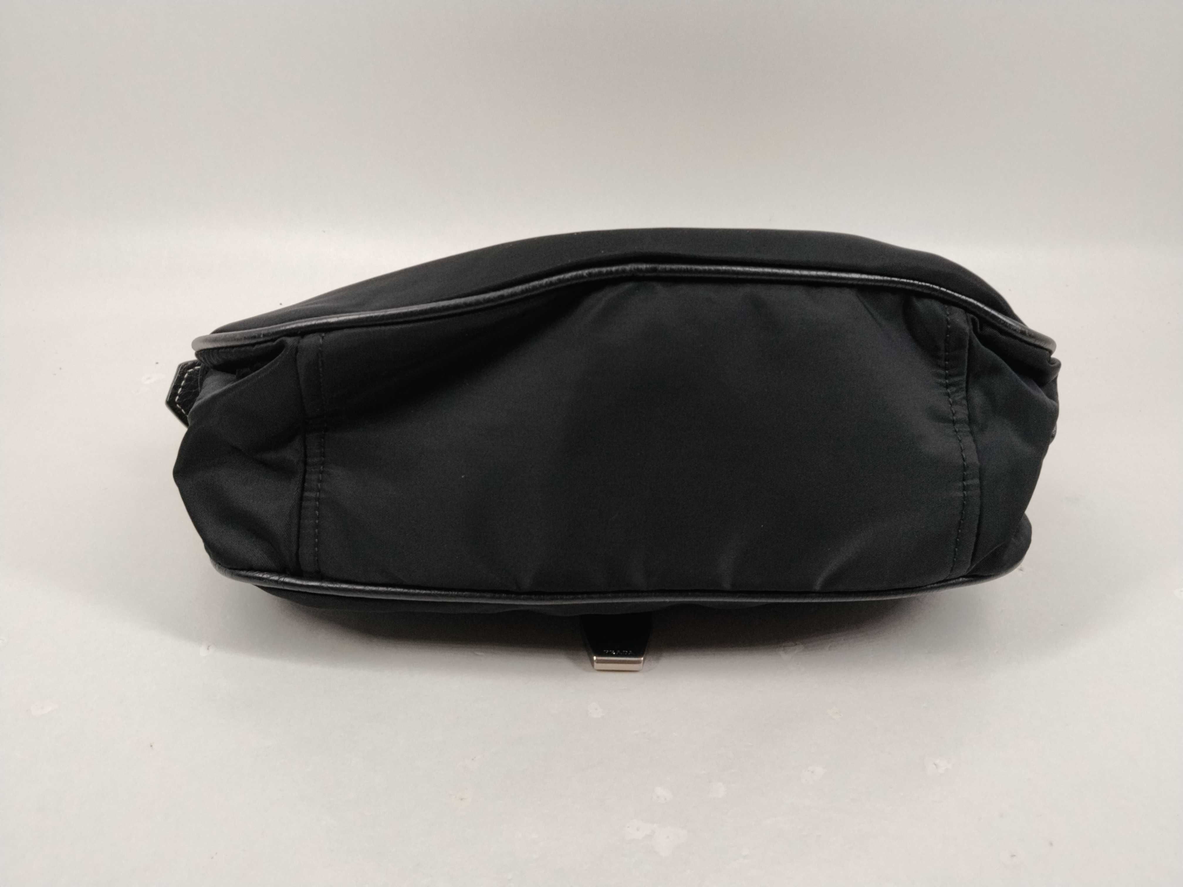 Nylon Prada Nylon Leather One-Shoulder Handbag Shoulder Bag — view 7