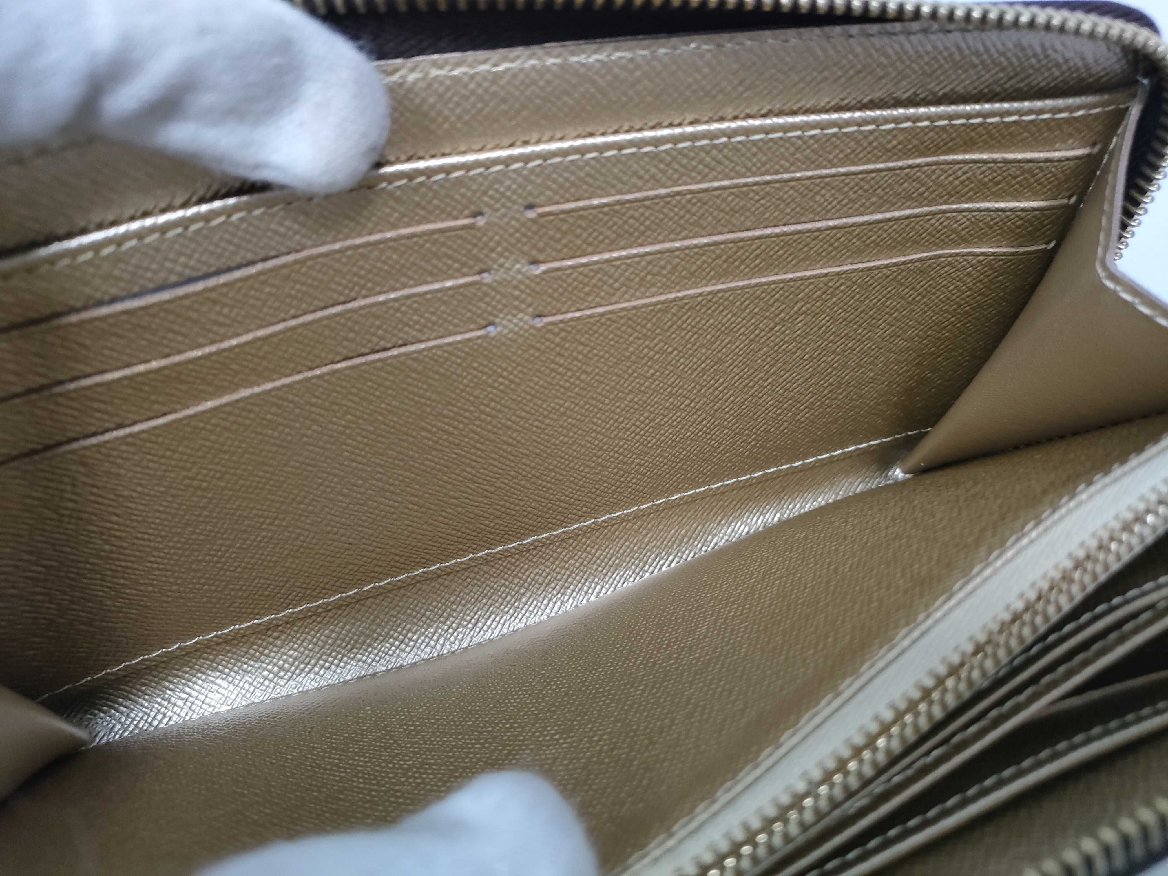 Mahina Louis Vuitton Monogram Ice Gold Zippy Wallet RFID Long Wallet M27030 — view 11