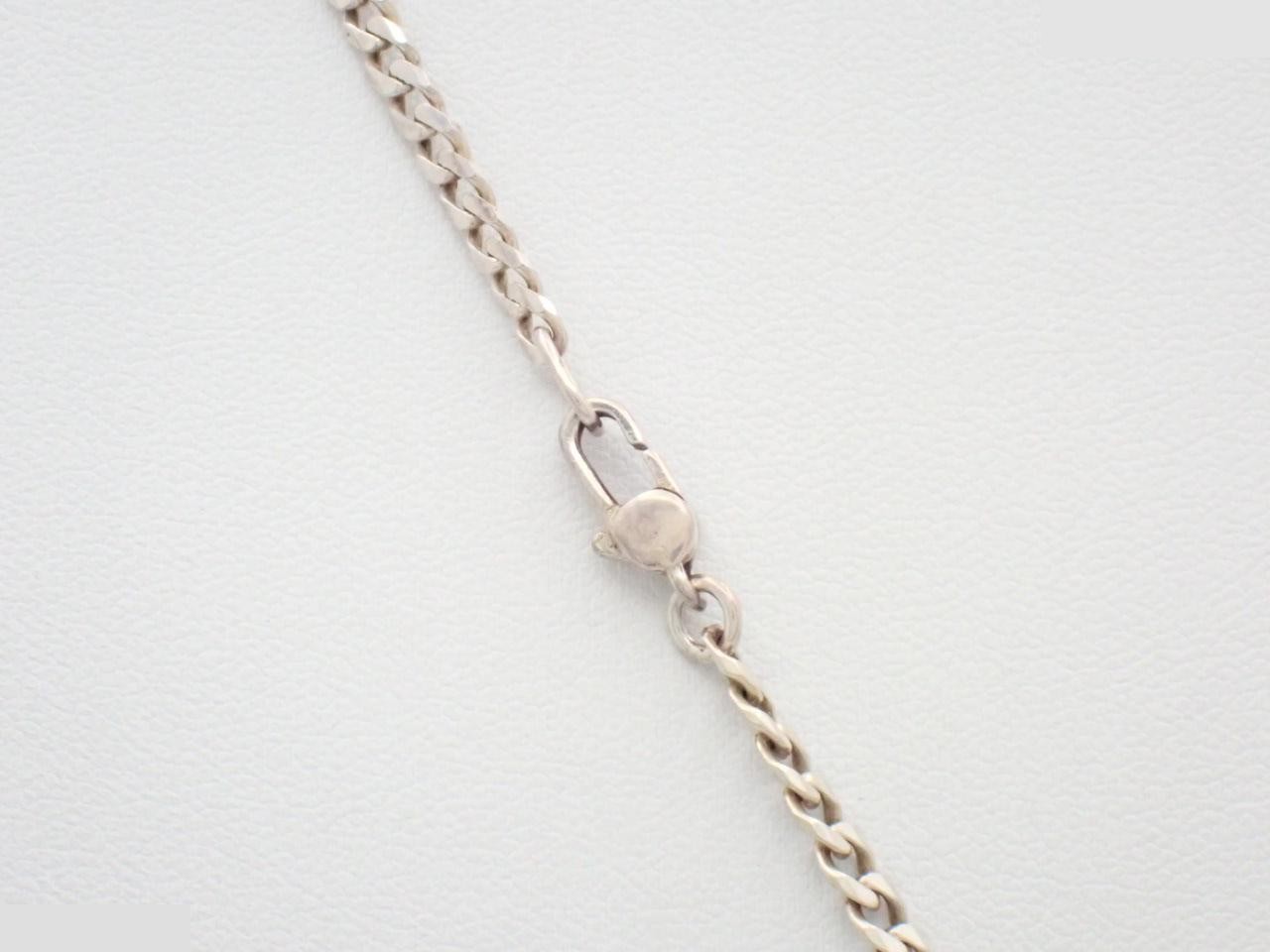 Hexagon necklace, SV925, 32.2g, chain approximately 60cm — view 2