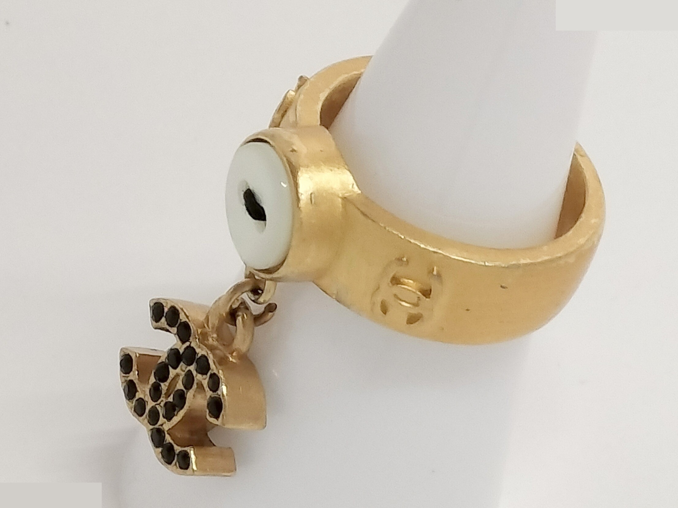 Coco Button Gold Ring #13 — view 5
