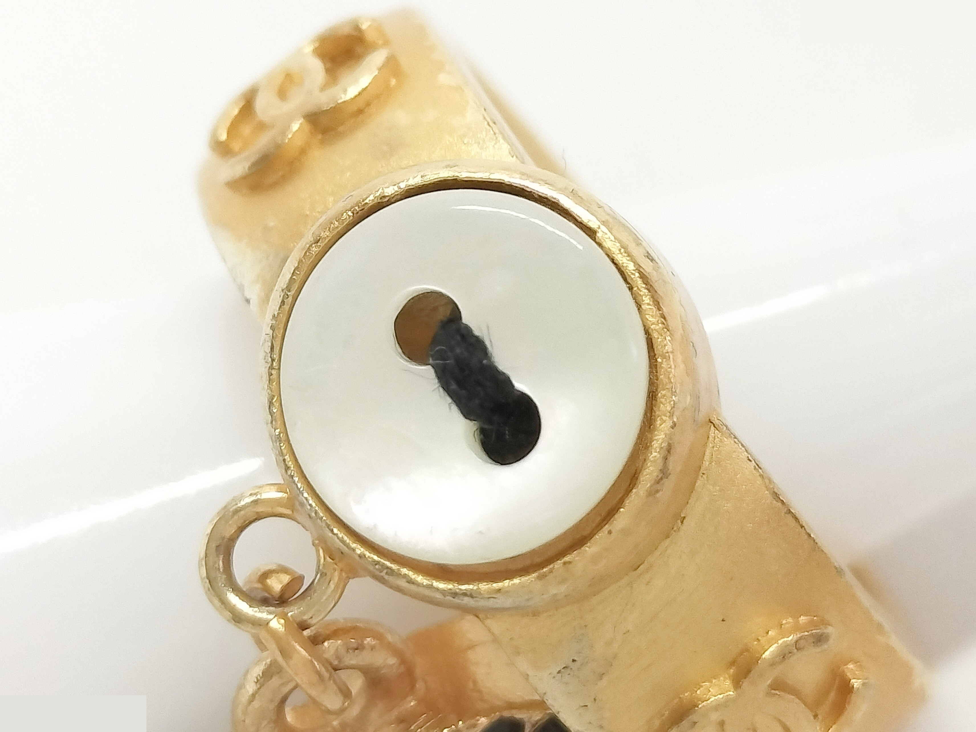 Coco Button Gold Ring #13 — view 8