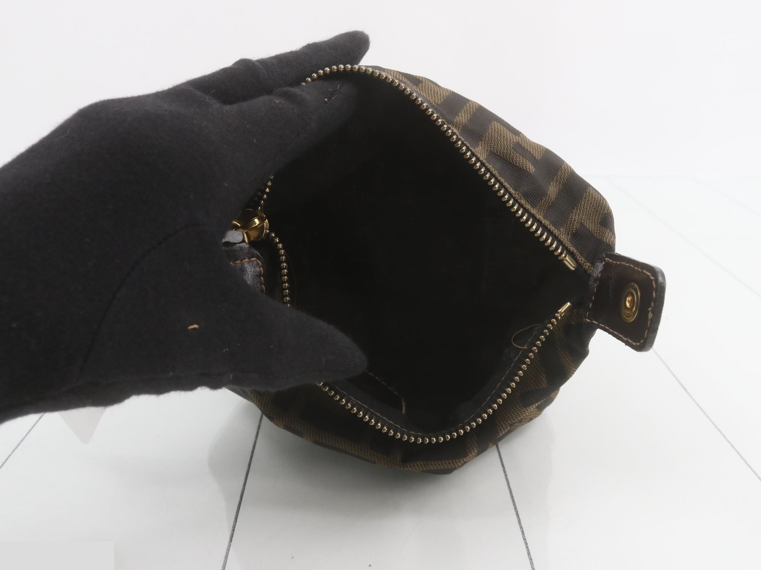 Zucca (bag) pouch, dark brown — view 4