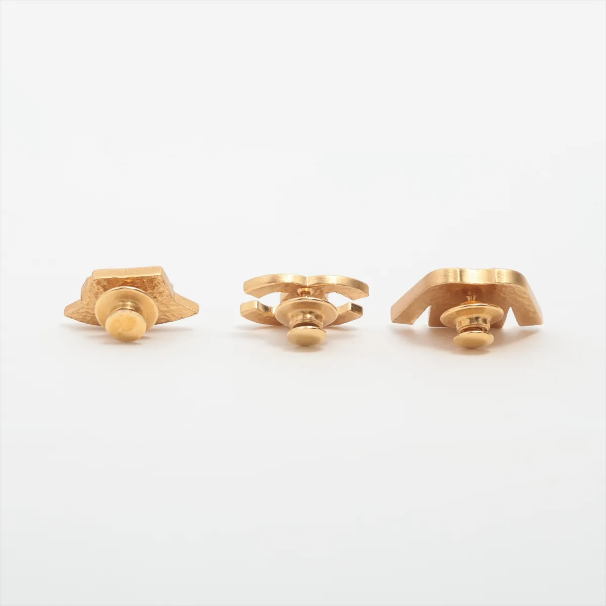Coco Mark Icon 02A Brooch GP Black x Gold — view 2