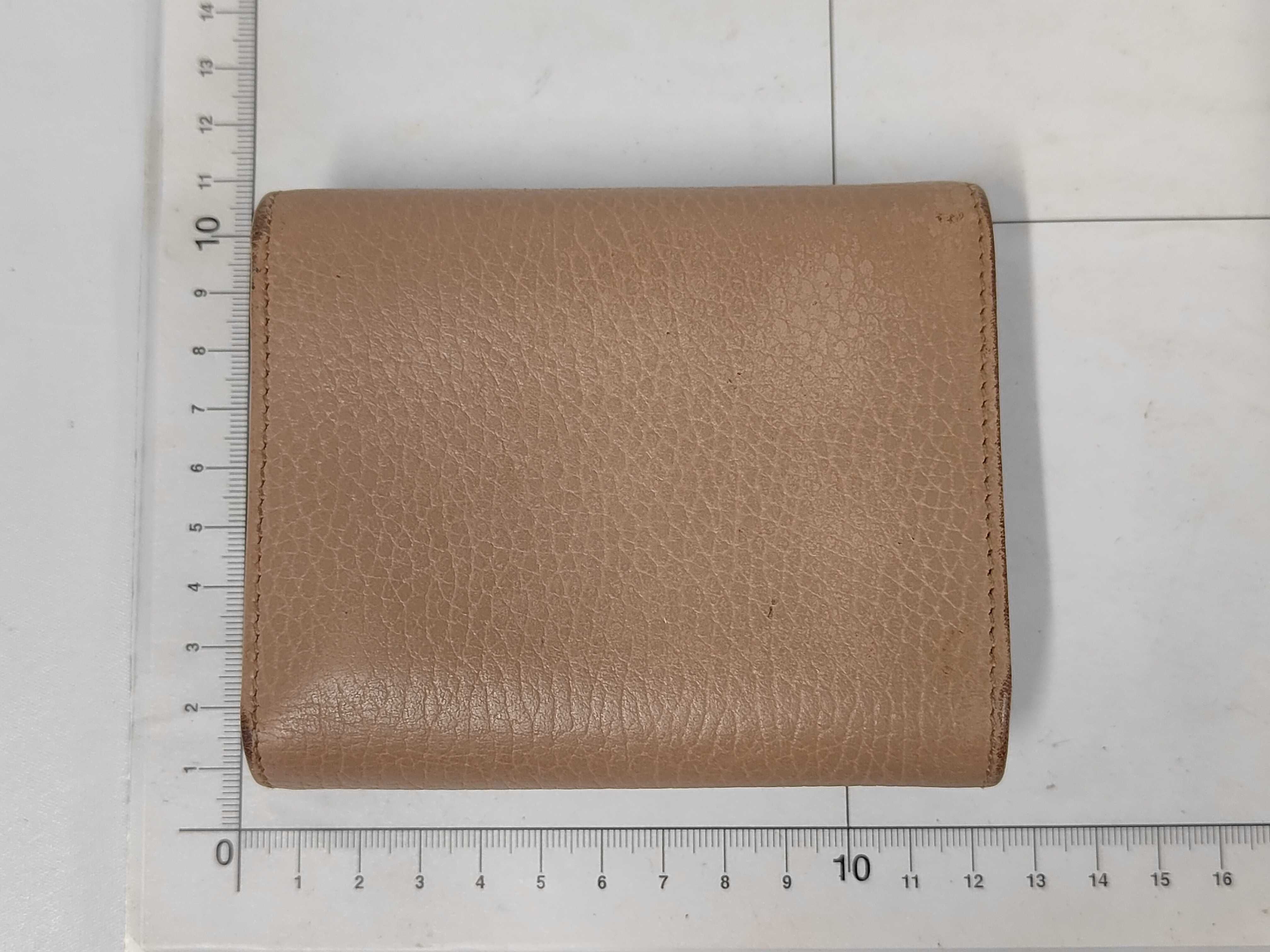 GG Marmont Tri-fold Wallet 546584 0416 Beige Wallet — view 2