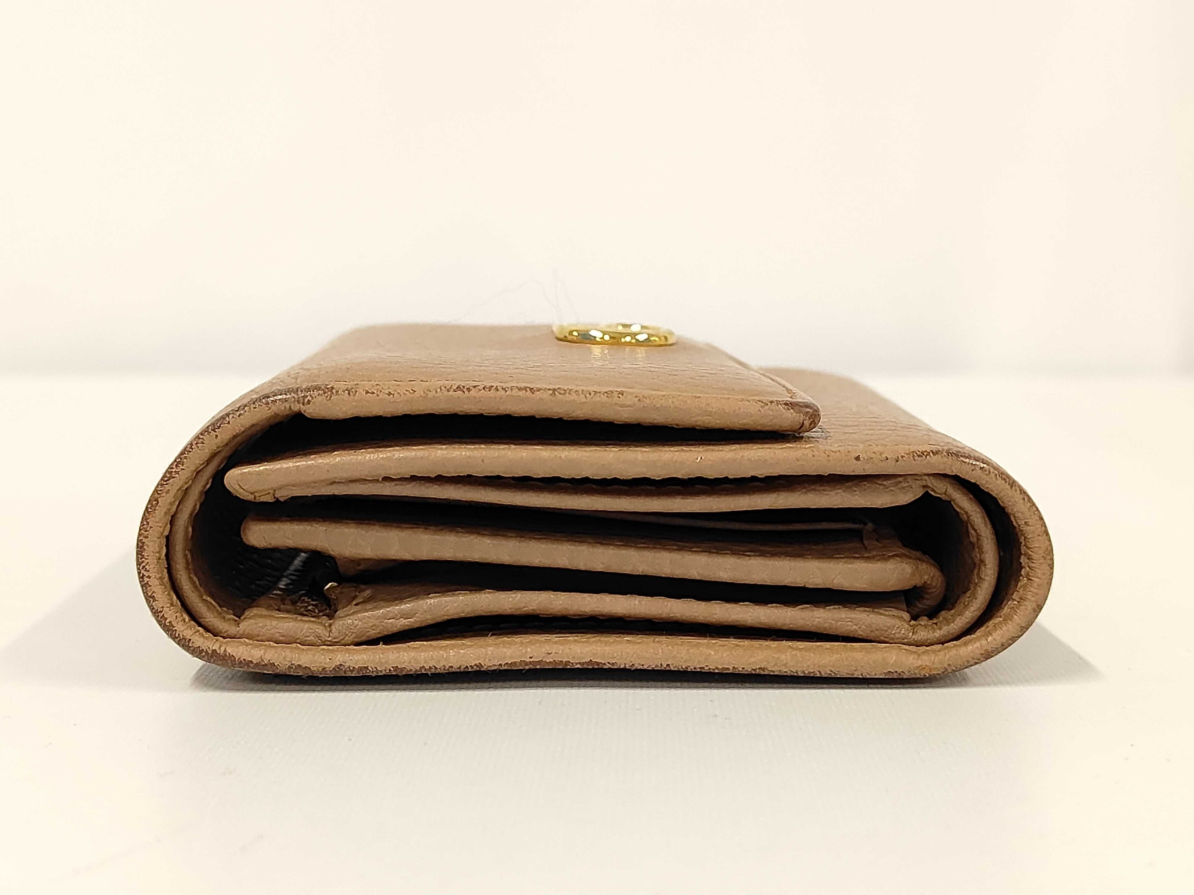GG Marmont Tri-fold Wallet 546584 0416 Beige Wallet — view 5