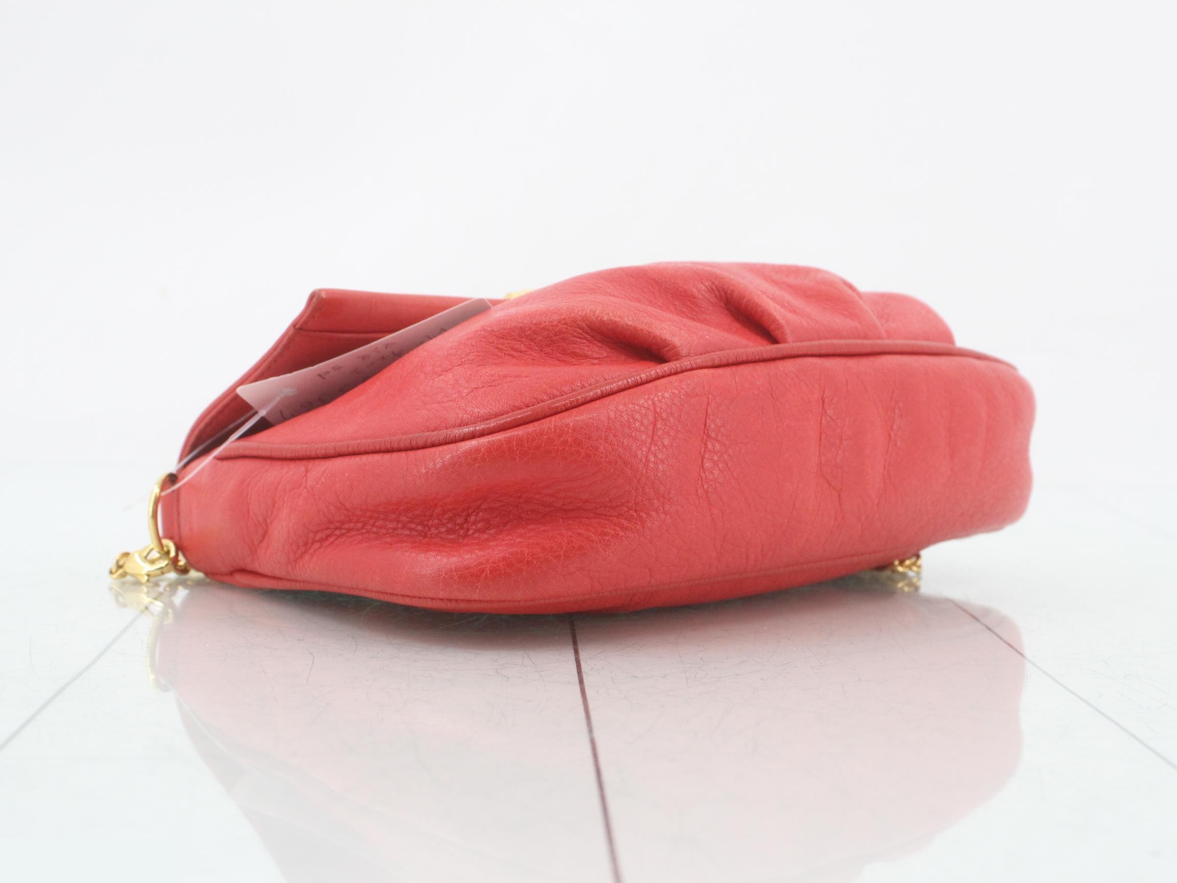Leather Chain Mamma Bucket Shoulder Bag — view 5