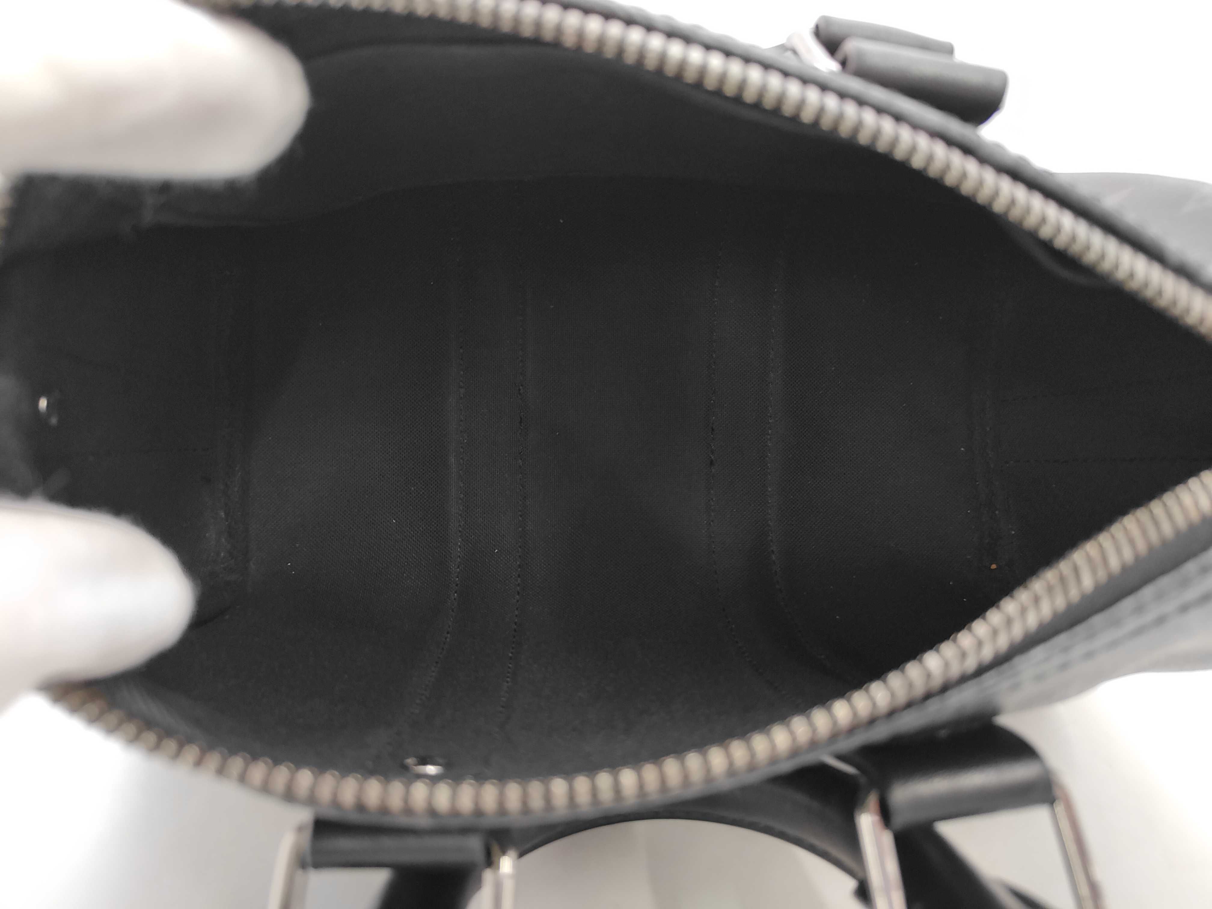 LV M46271 Monogram Eclipse Keepall Bandoulière 25 Handbag (without ST) Boston Bag — view 11