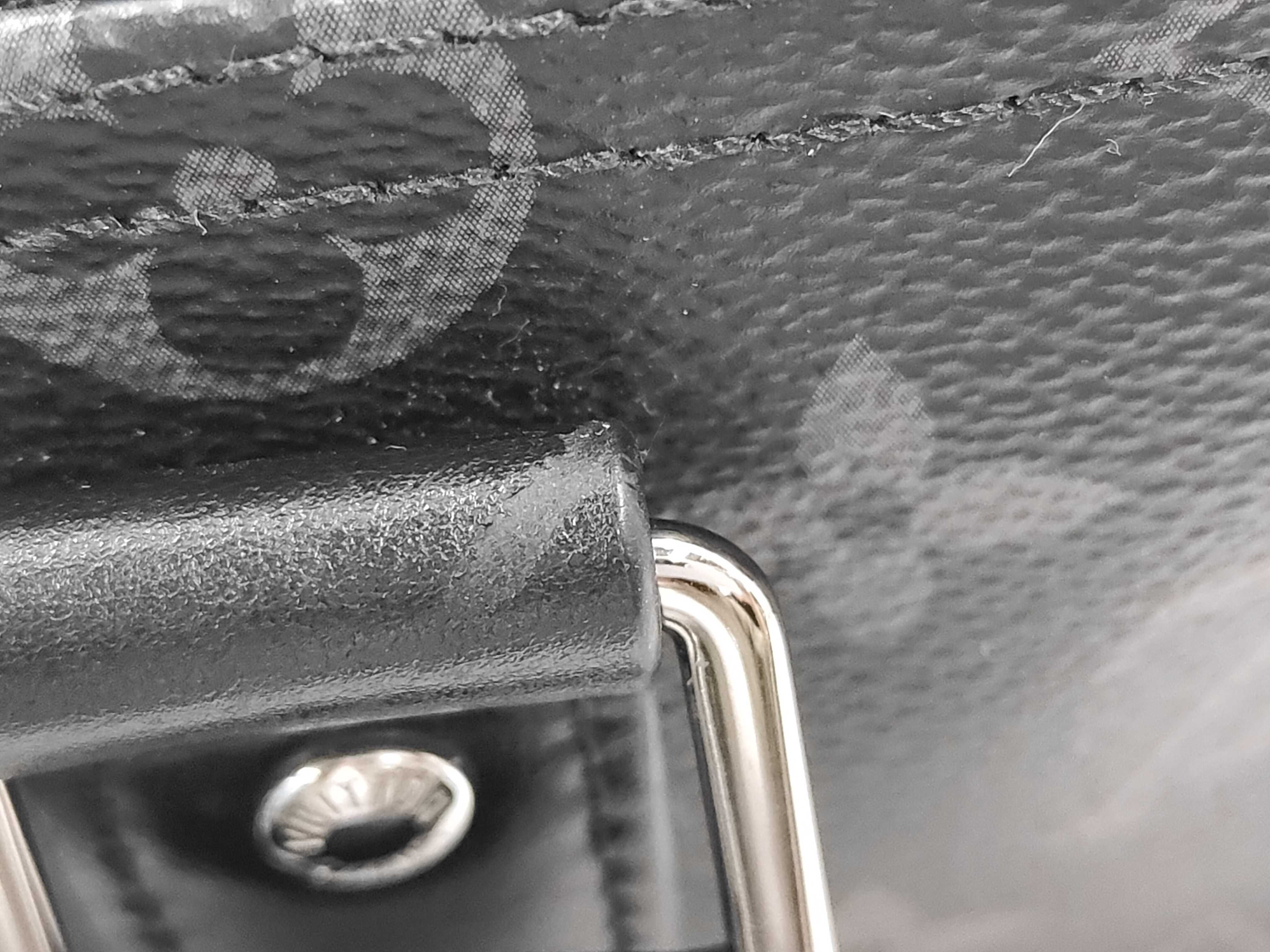 LV M46271 Monogram Eclipse Keepall Bandoulière 25 Handbag (without ST) Boston Bag — view 6