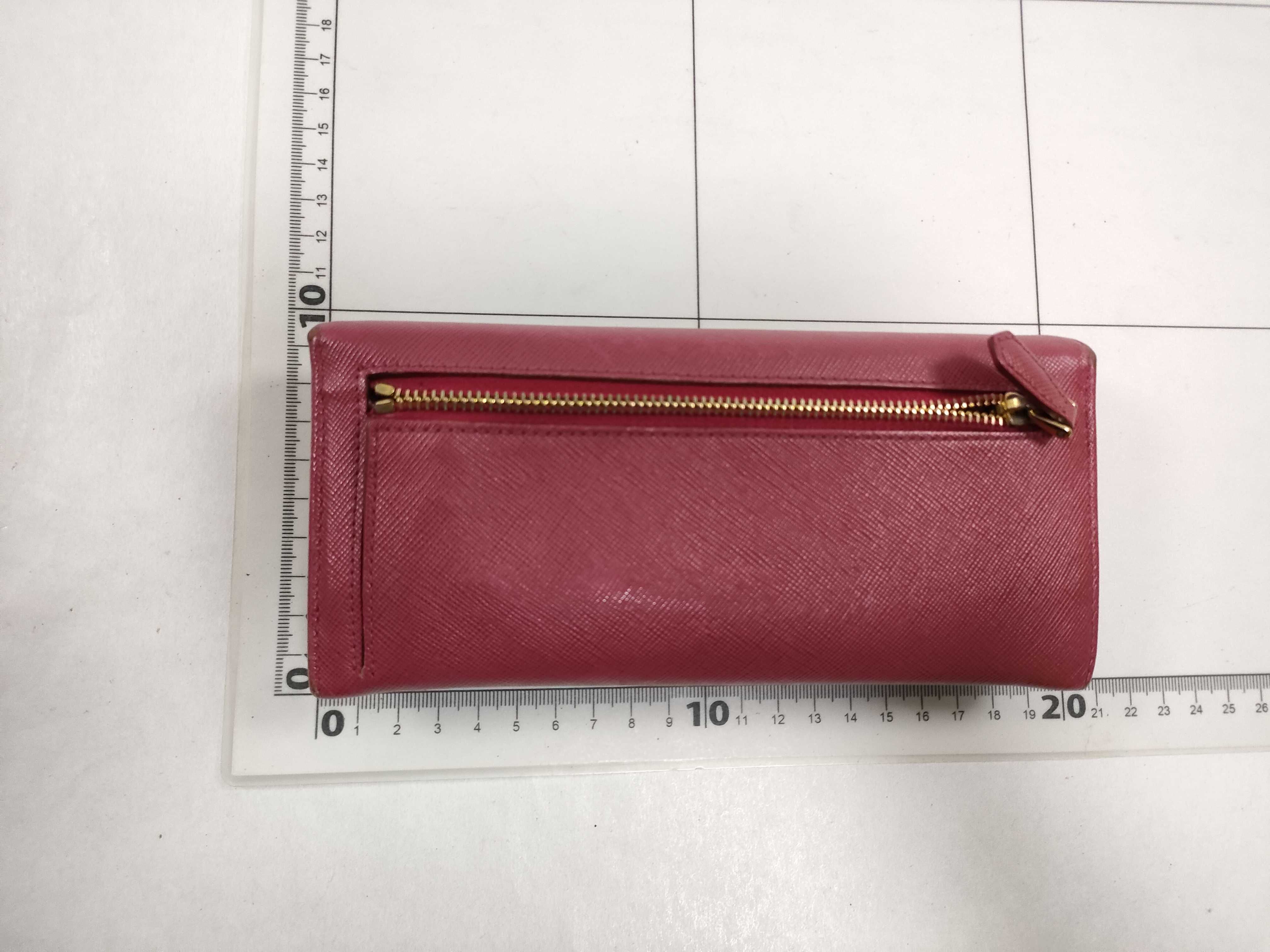1M1132 Ribbon Long Wallet, Leather, Pink, Box, Guarantee Card Included — view 2