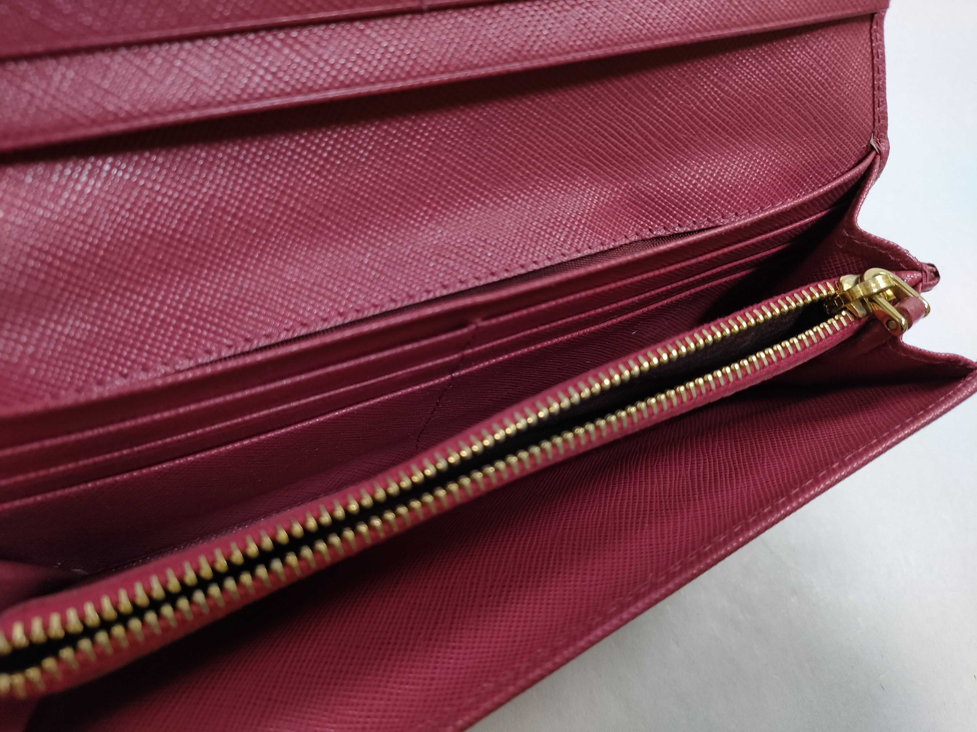 1M1132 Ribbon Long Wallet, Leather, Pink, Box, Guarantee Card Included — view 7
