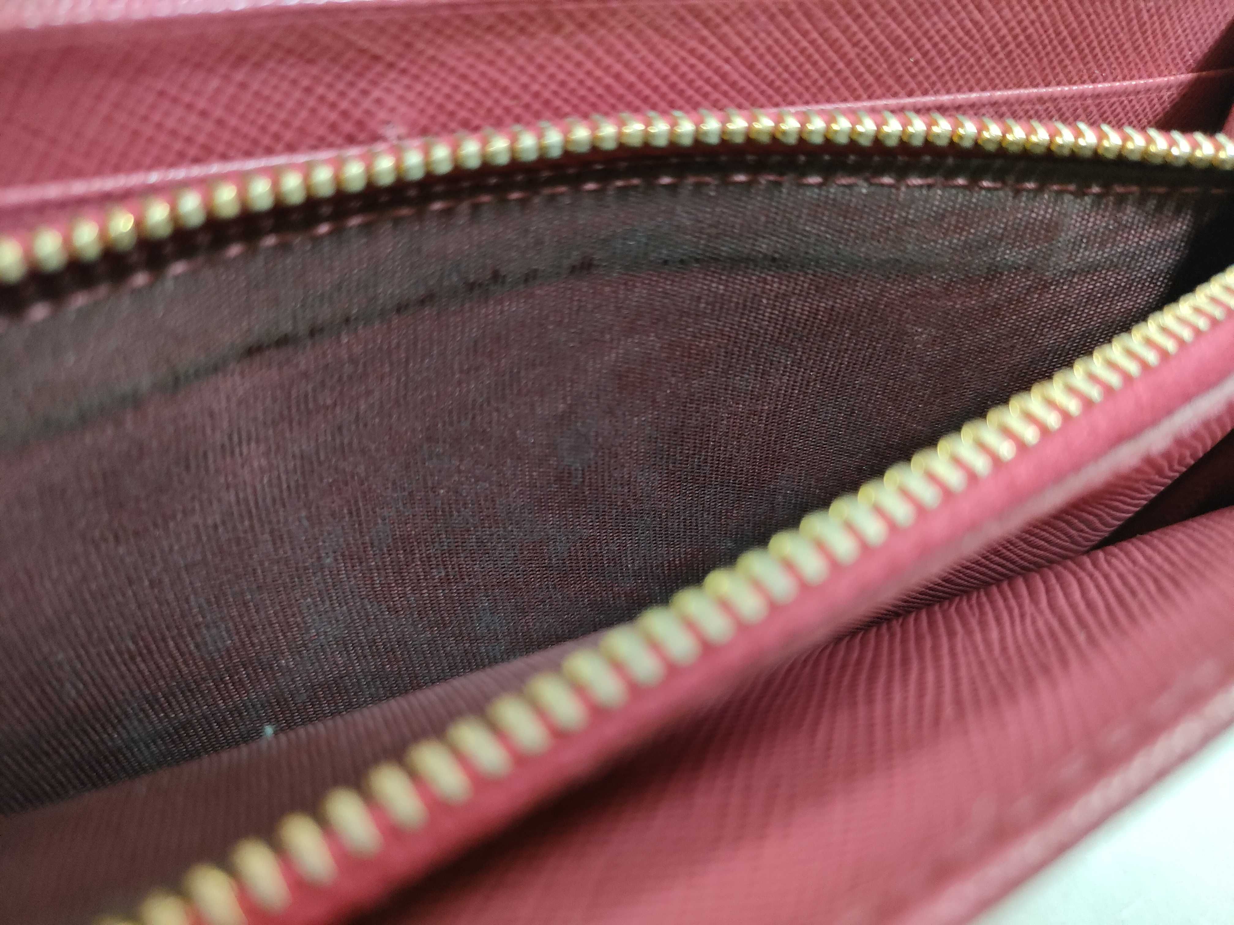 1M1132 Ribbon Long Wallet, Leather, Pink, Box, Guarantee Card Included — view 9