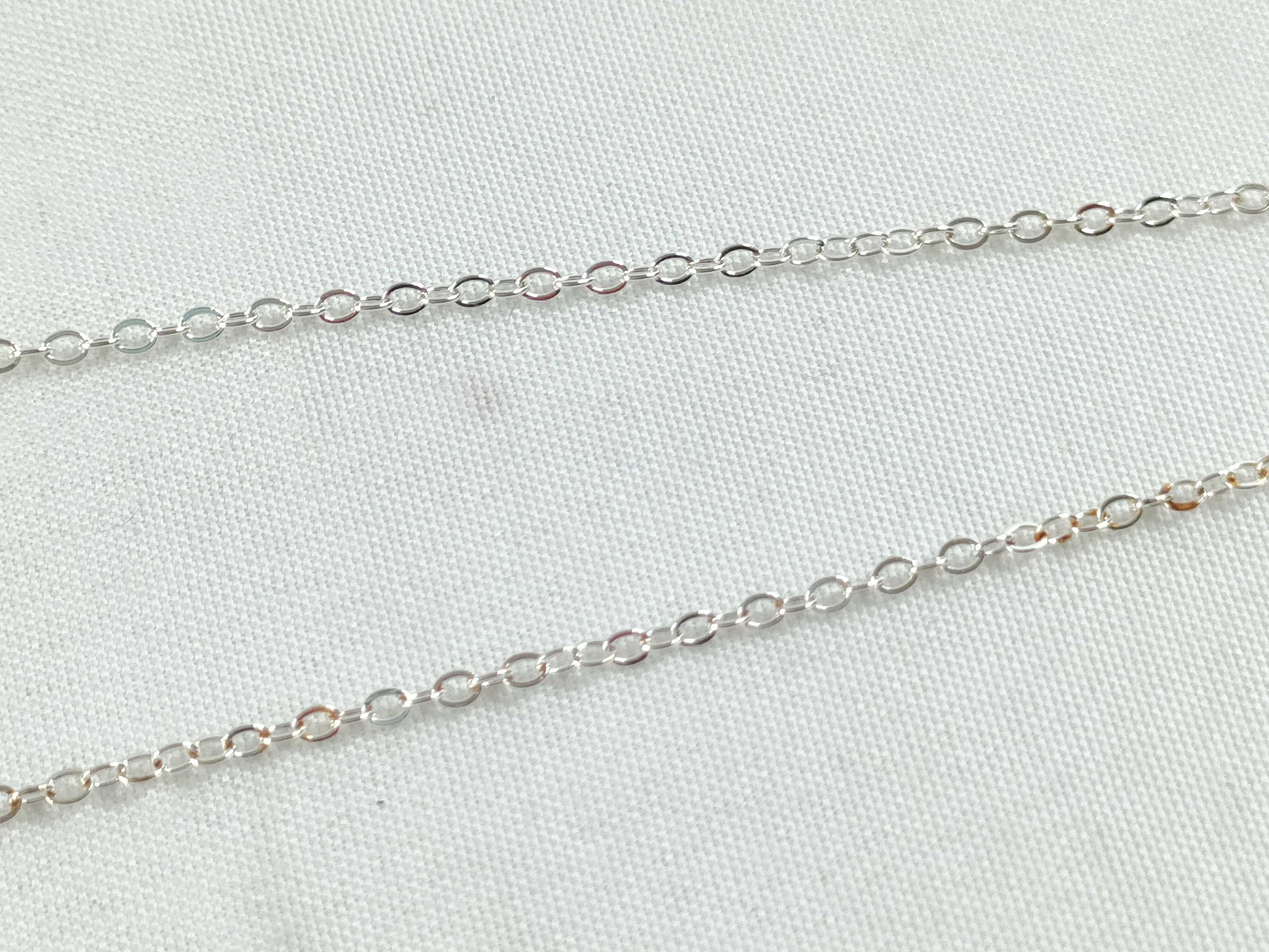 Serie Silver External Chain Necklace — view 5