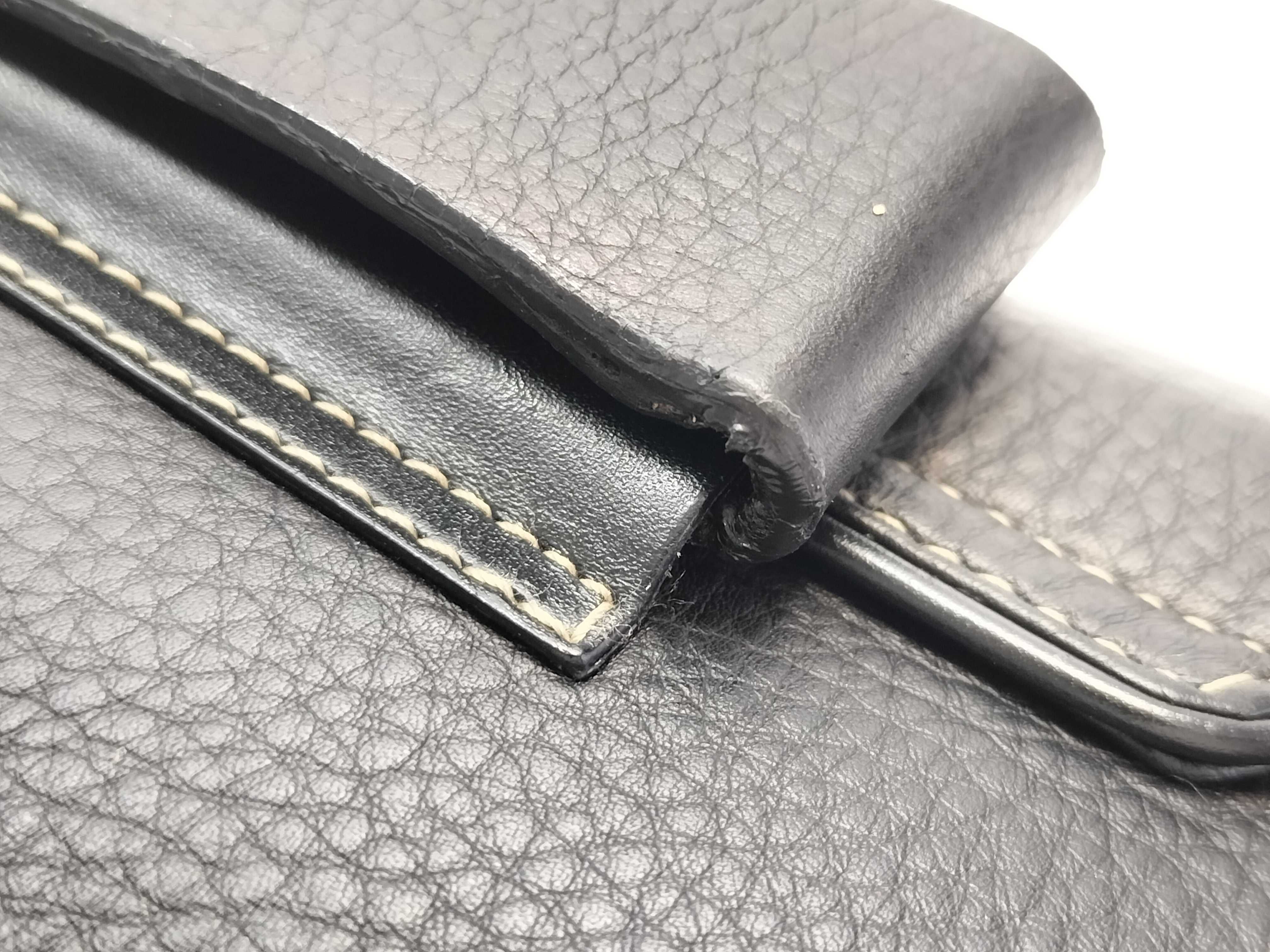 Christian Saddle Belt Bag Leather Waist Bag — view 13