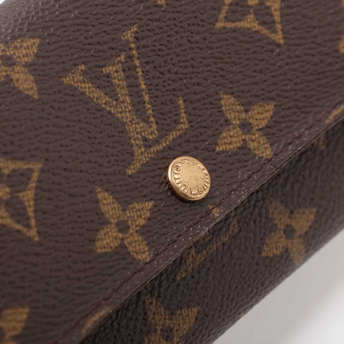 Monogram Portemonnaie Zip M61735 CA0020 Brown Compact Wallet — view 10