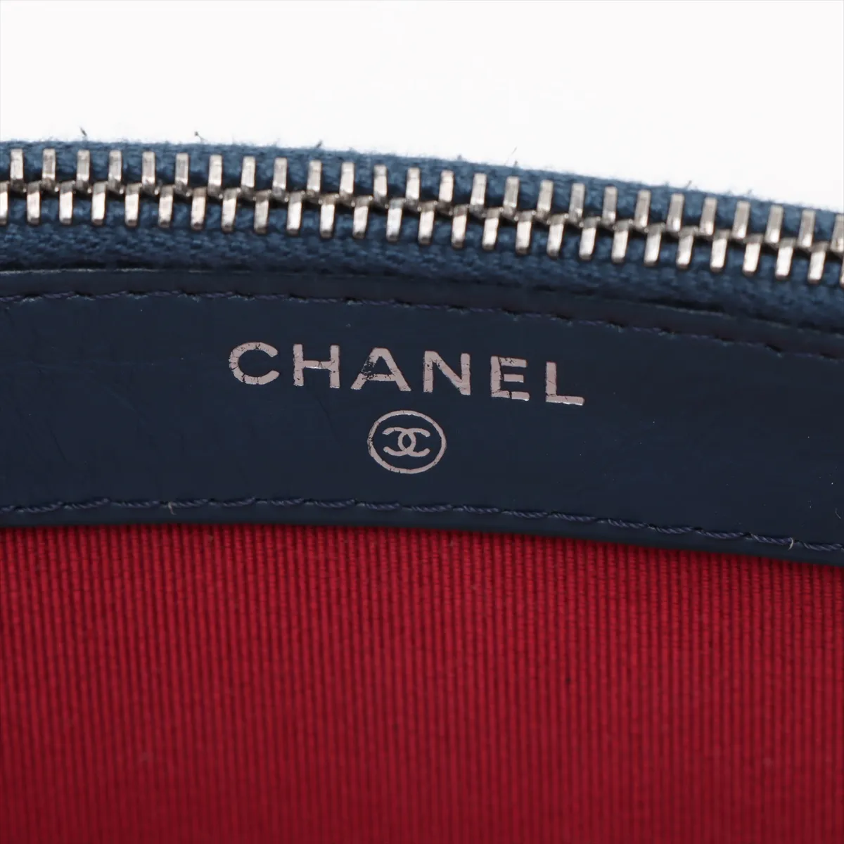 Gabriel de Chanel Vintage Calf Chain Shoulder Bag Blue Gold x Silver Hardware 24870521 24th Series — view 9