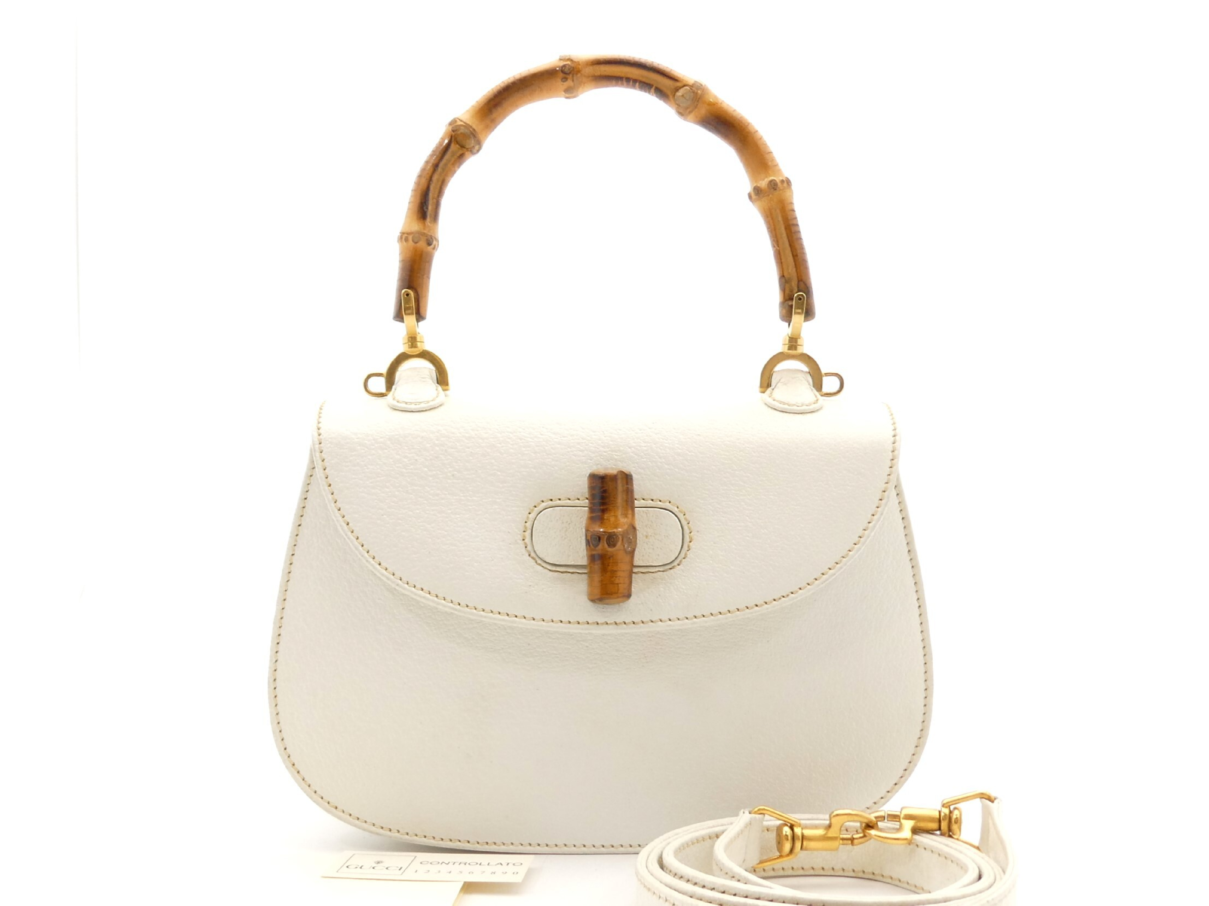 Bamboo Leather 2-Way Handbag