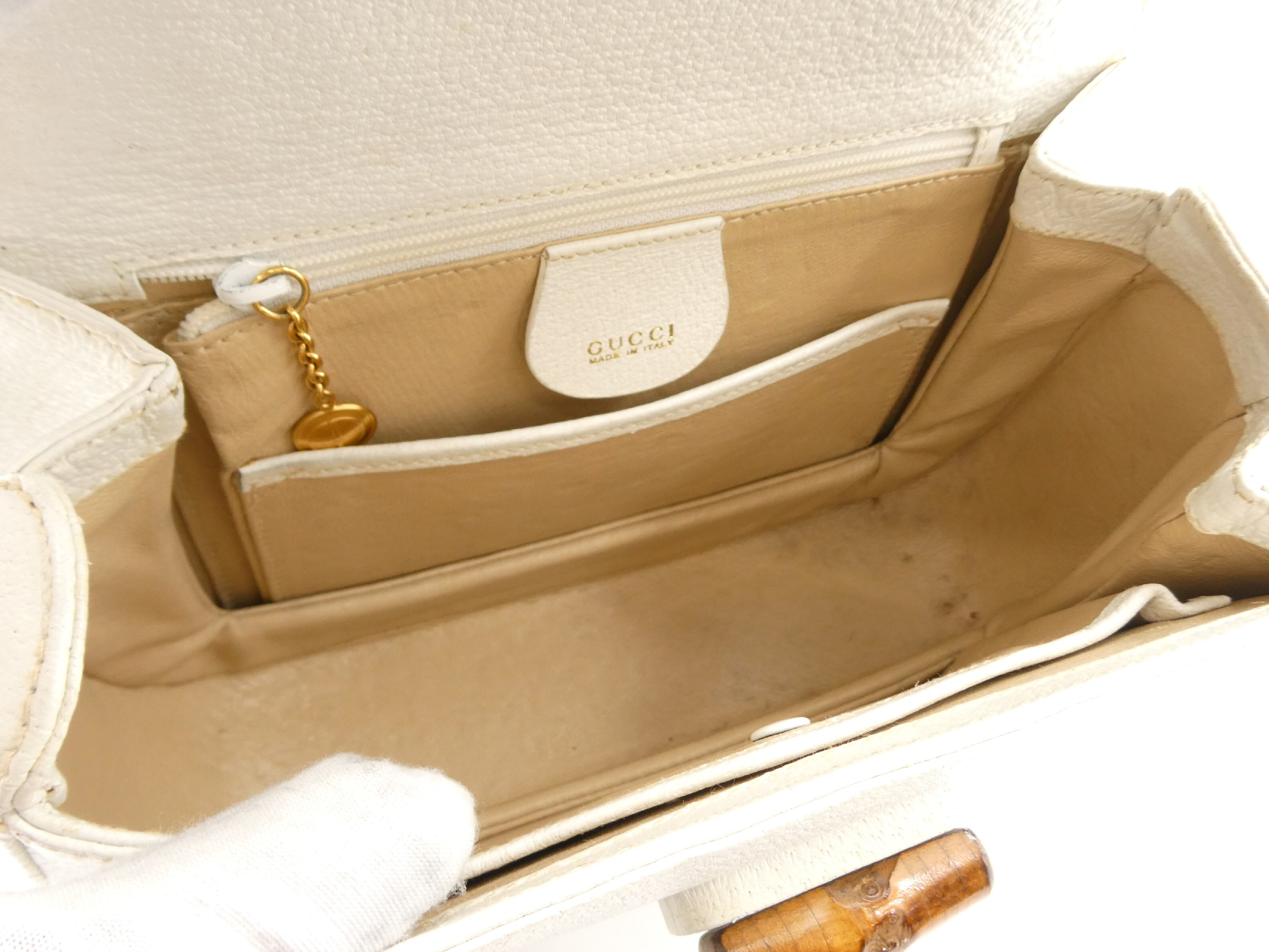 Bamboo Leather 2-Way Handbag — view 7