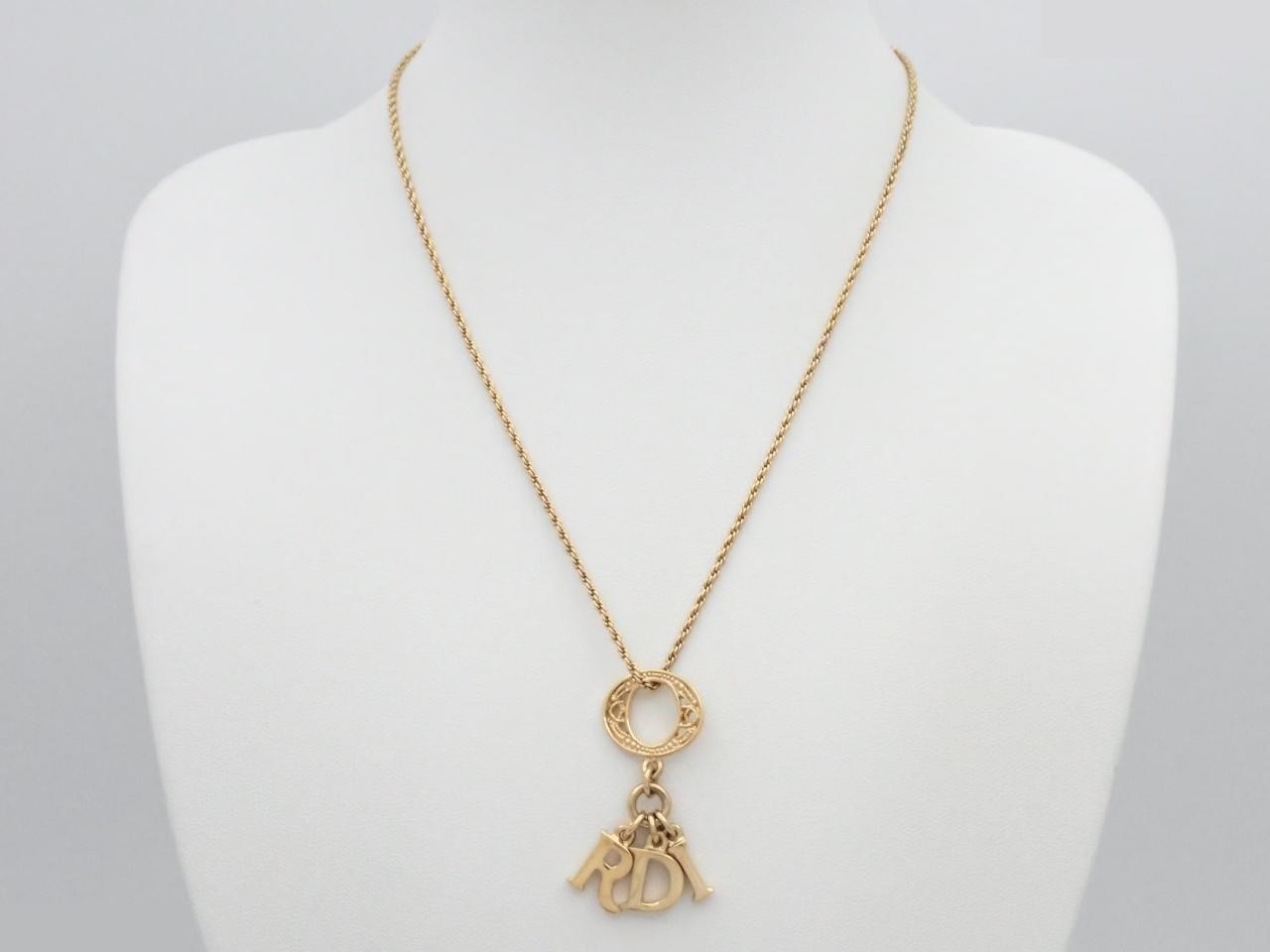 Gold necklace, chain approximately 43cm — view 3
